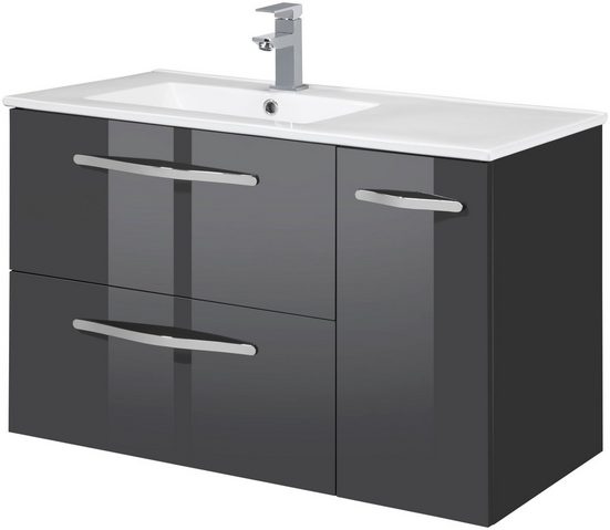 CYGNUS BATH Waschtisch »Basilea«, Breite 85 cm, Waschmulde links online