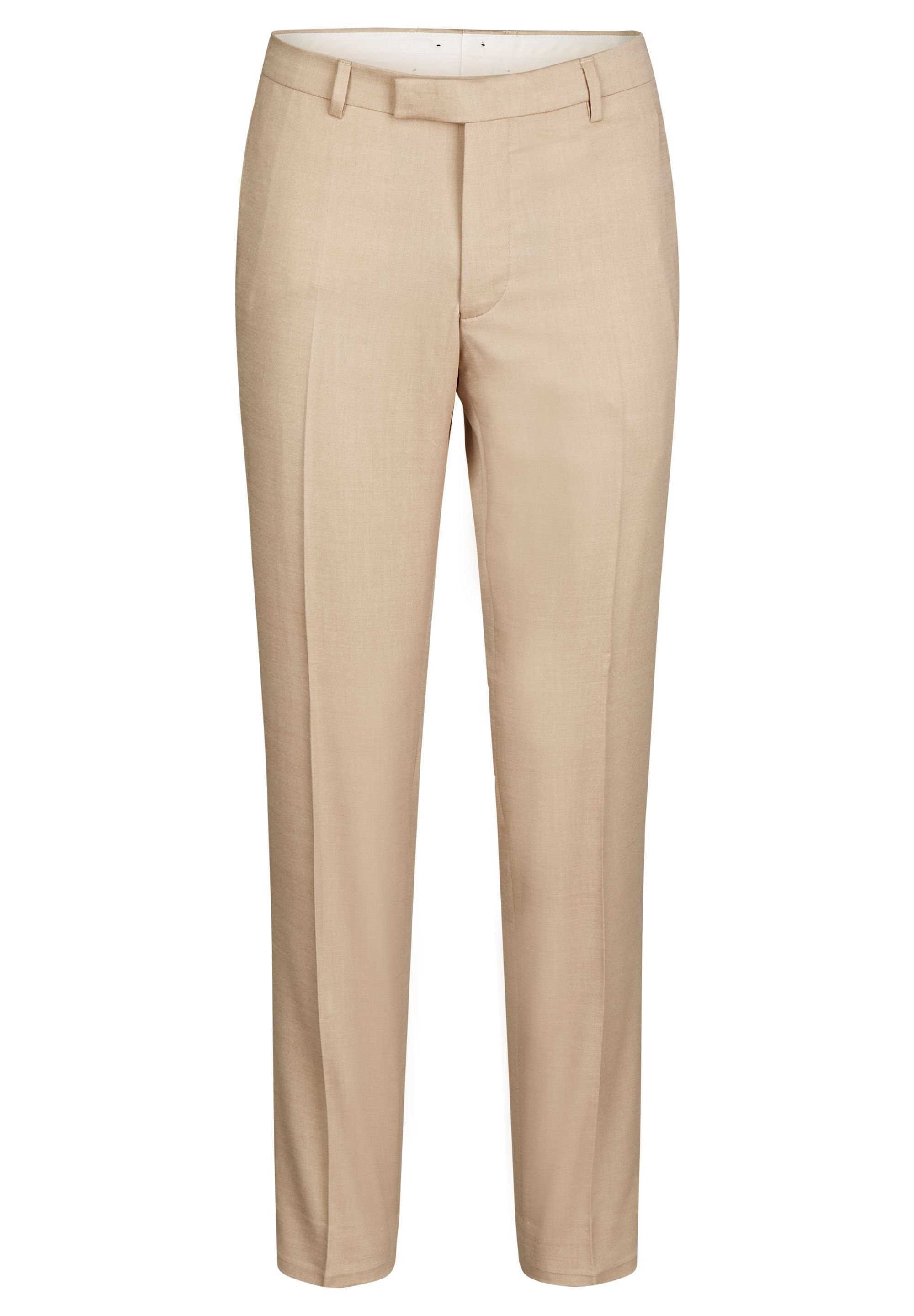 HECHTER PARIS Anzughose mit beige Pin-Ponit-Muster