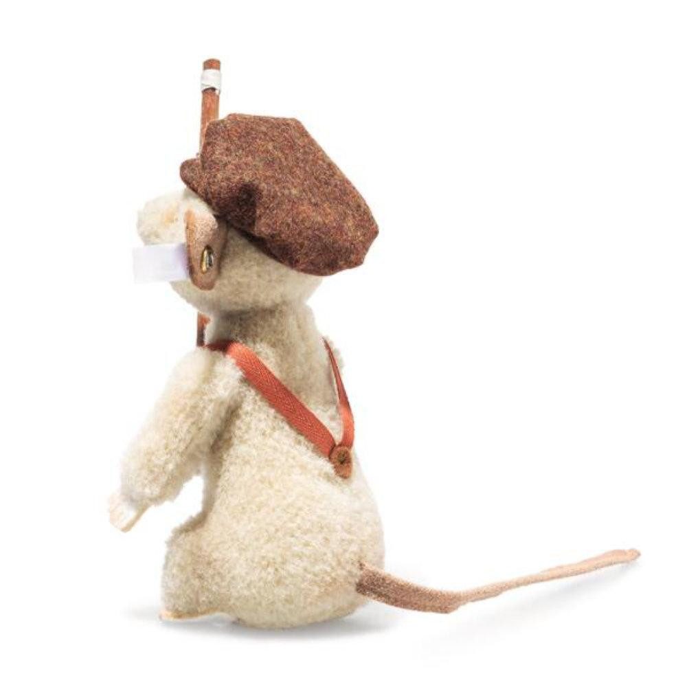 Steiff Dekofigur Stofftier Maus Huckleberry Finn Beige (12 cm)