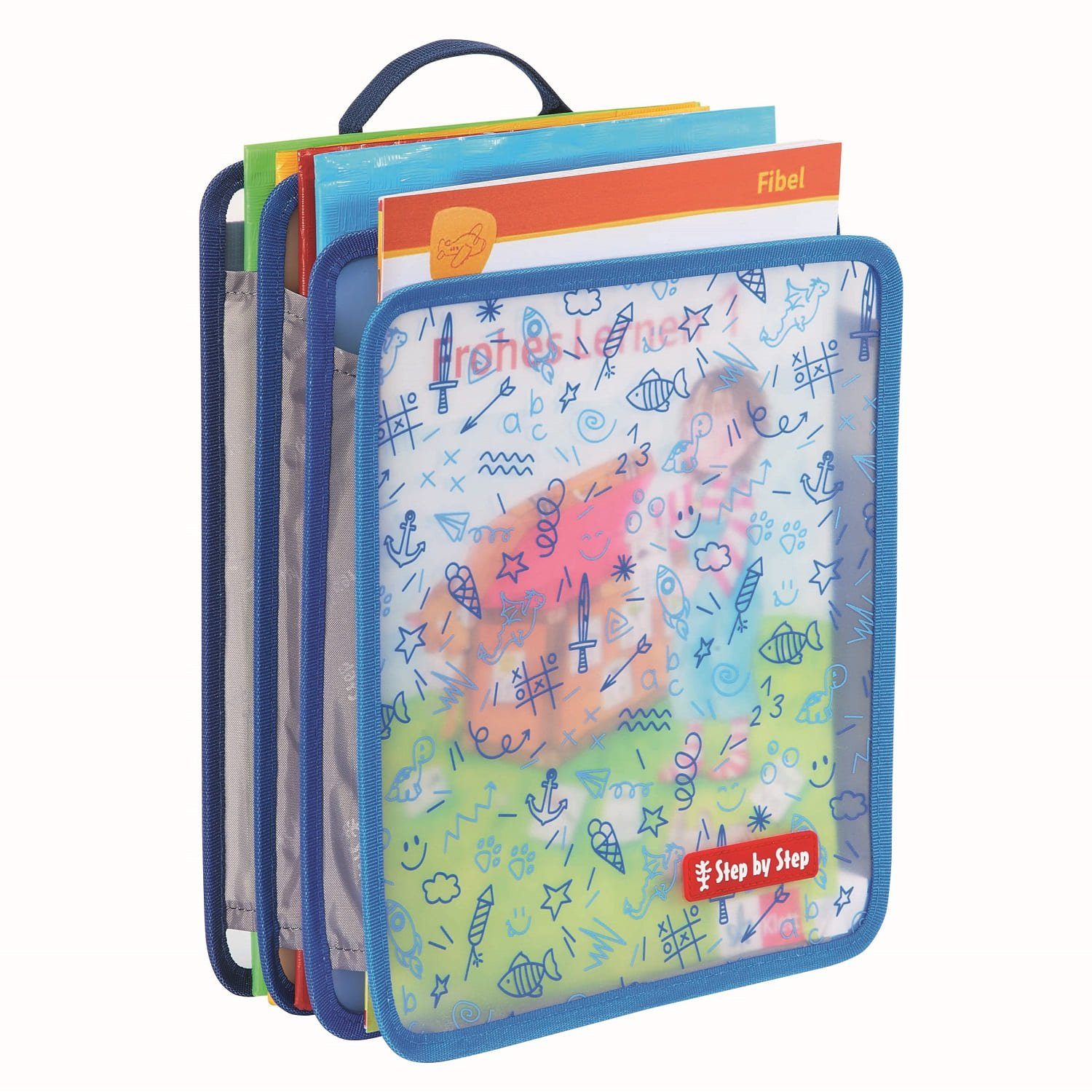 Schulranzen Faltbare Heftbox Blau Organizer