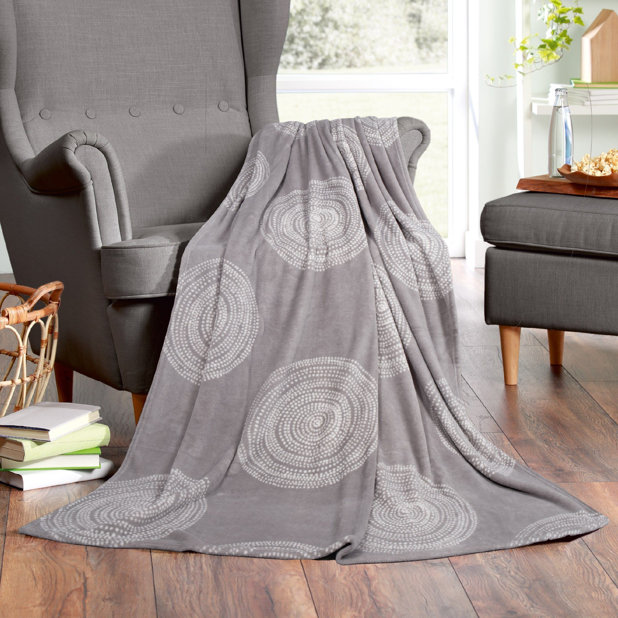 Wohndecke Mikrofaser Flausch 150x200cm, Bestlivings, Kuscheldecke günstig online kaufen