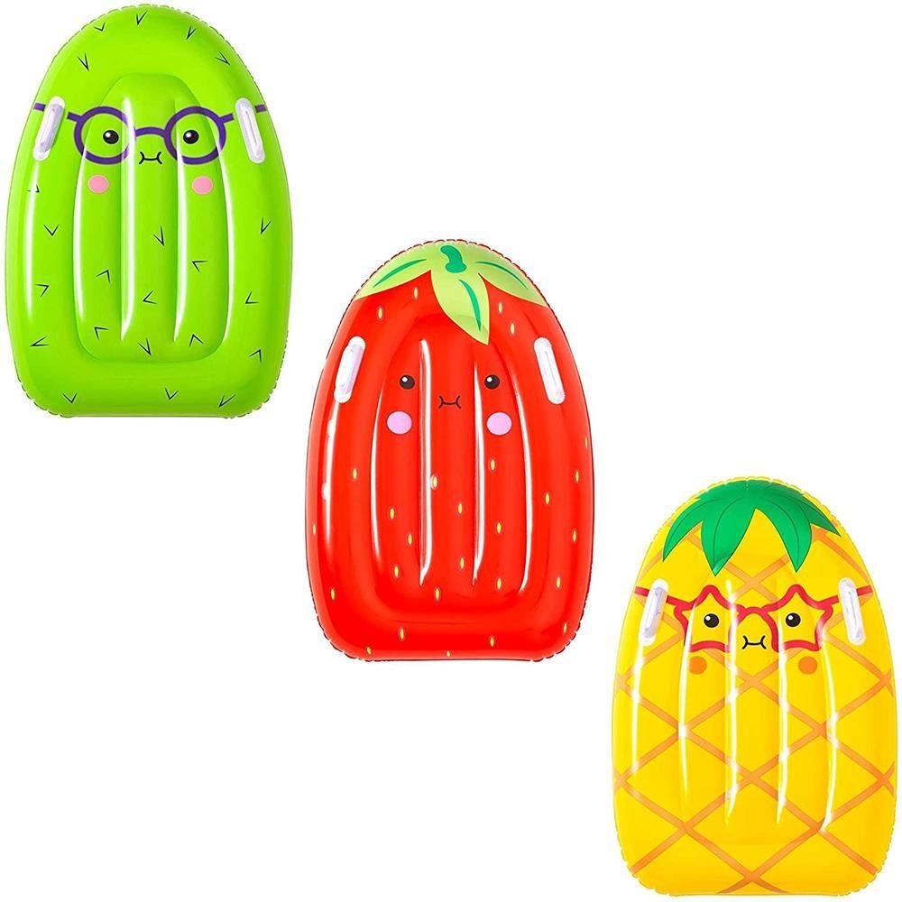 Bestway Luftmatratze Wellenreiter Freche Früchtchen, für Kinder, 84 x 56 cm, Fruchtform