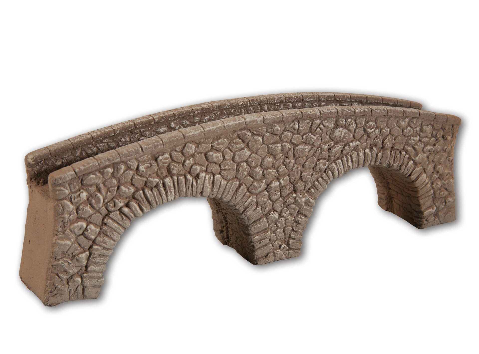 NOCH Modelleisenbahn-Brücke Argenbrücke, detailreiche Fußgängerbrücke Modellba