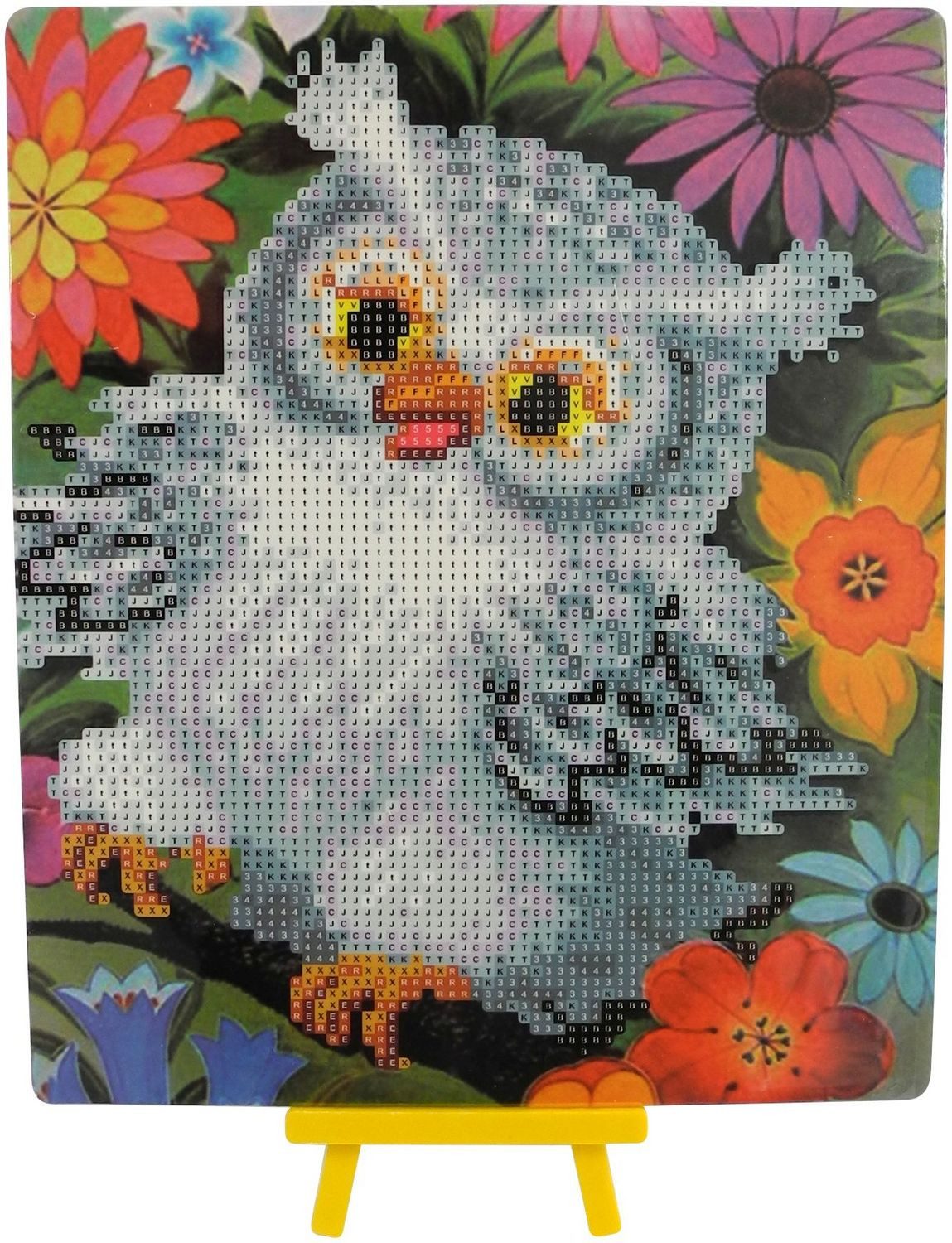 Pracht Spiel Diamond Painting Eule mit Aufsteller