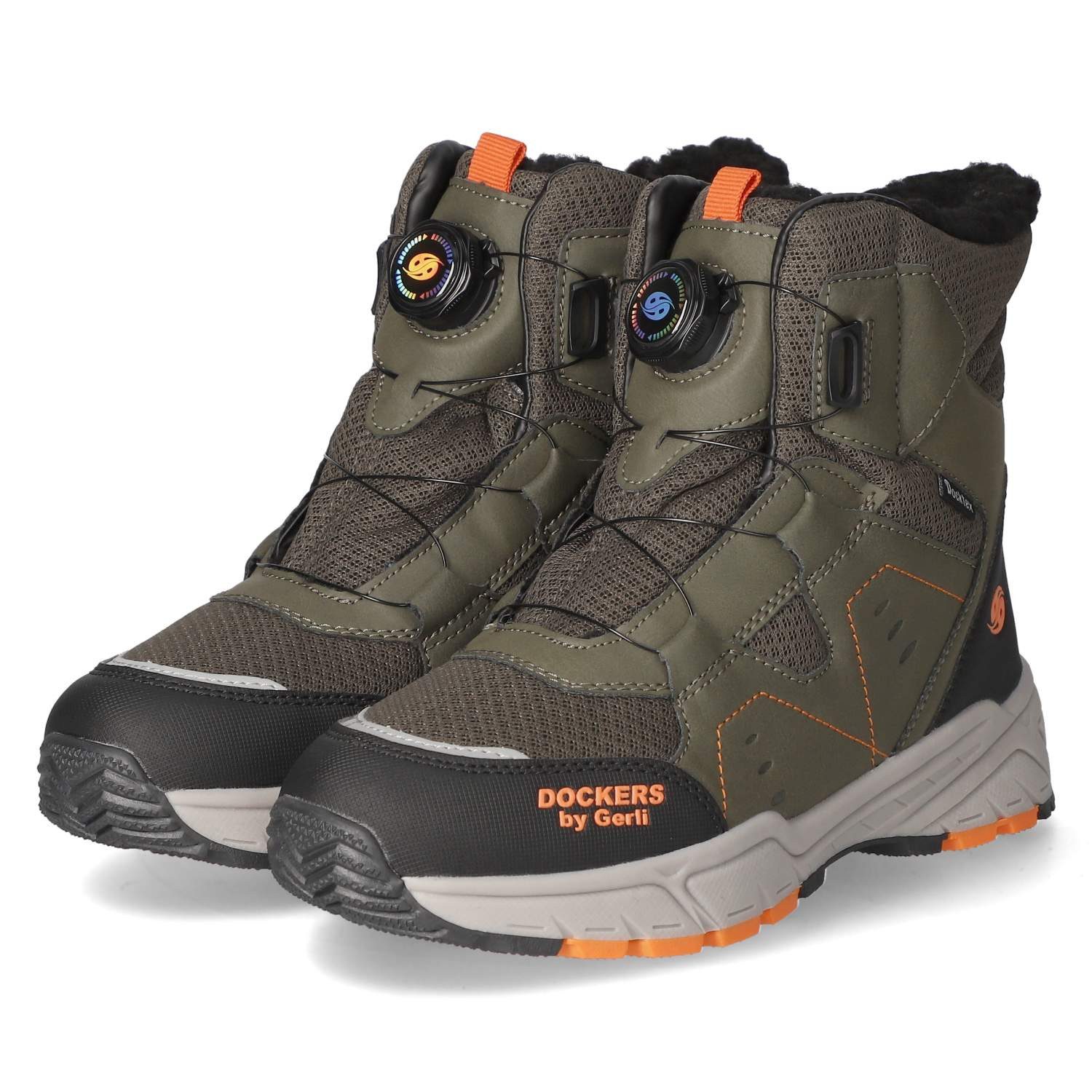 Dockers By Gerli 57NL701637850 Jungen Textil & Synthetik green Stiefel