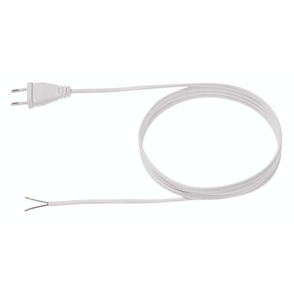 Bachmann Bachmann 202.275 Strom Anschlusskabel Weiß 3.00 m Stromkabel, (300.00 cm)