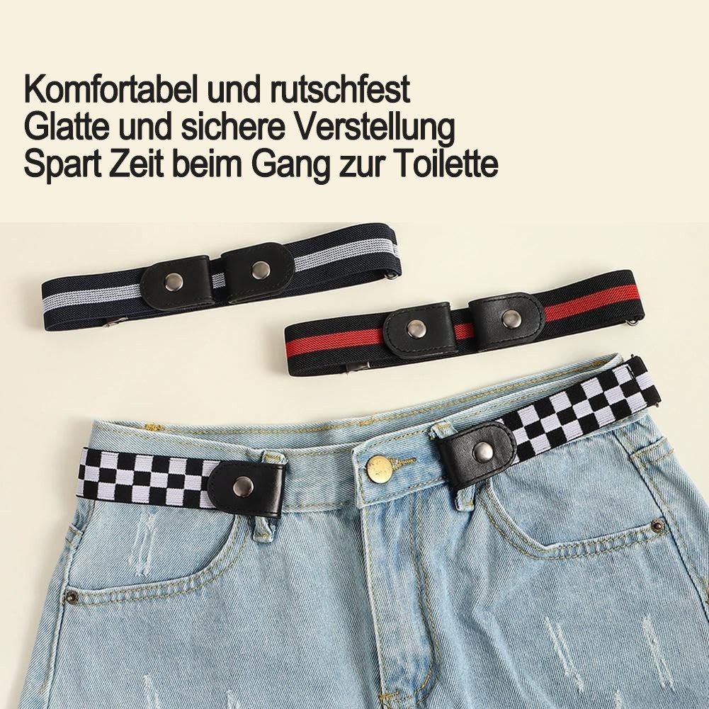 nsihing Stretchgürtel elastischer Gürtel ohne Schnalle für Damen und Herren, 2er-Pack Unsichtbarer Taillengürtel,Schmuckgürtel,für Kleid & Overall
