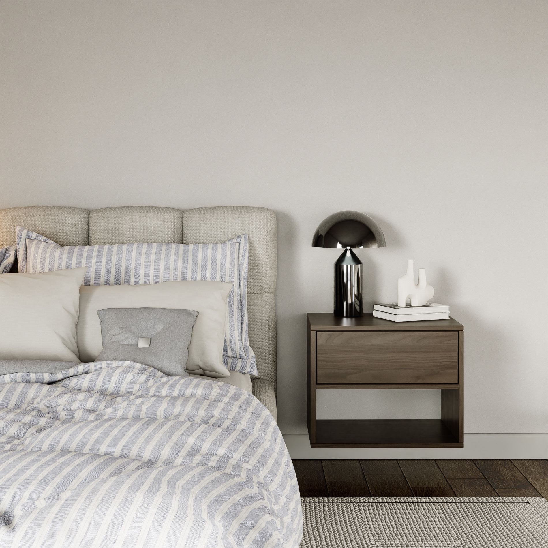 Selsey Nachttisch FRAMME, mit Schubladen, platzsparende günstig online kaufen