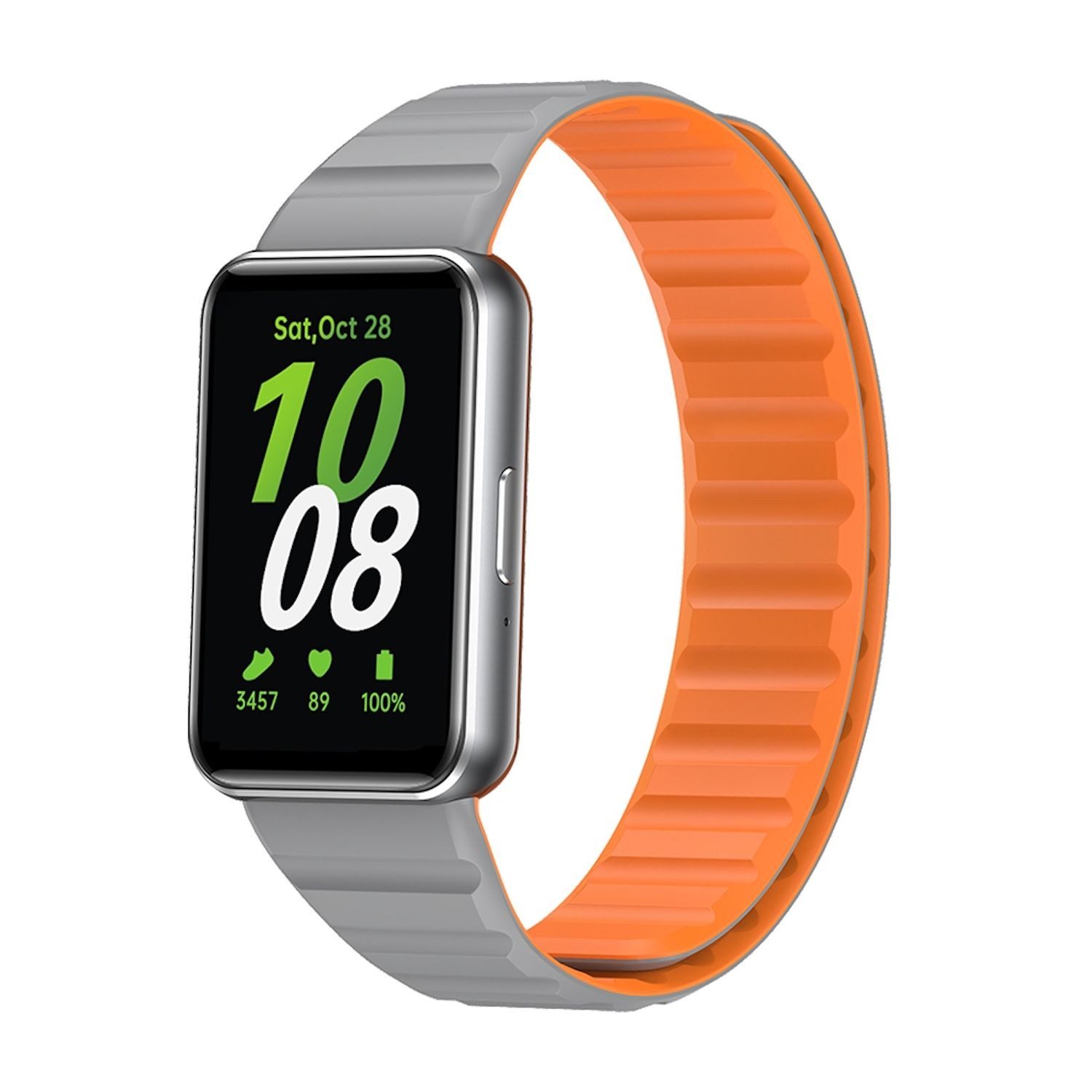 Wigento Smartwatch-Armband Für Samsung Galaxy Fit 3 Design Magnet Verschlus günstig online kaufen