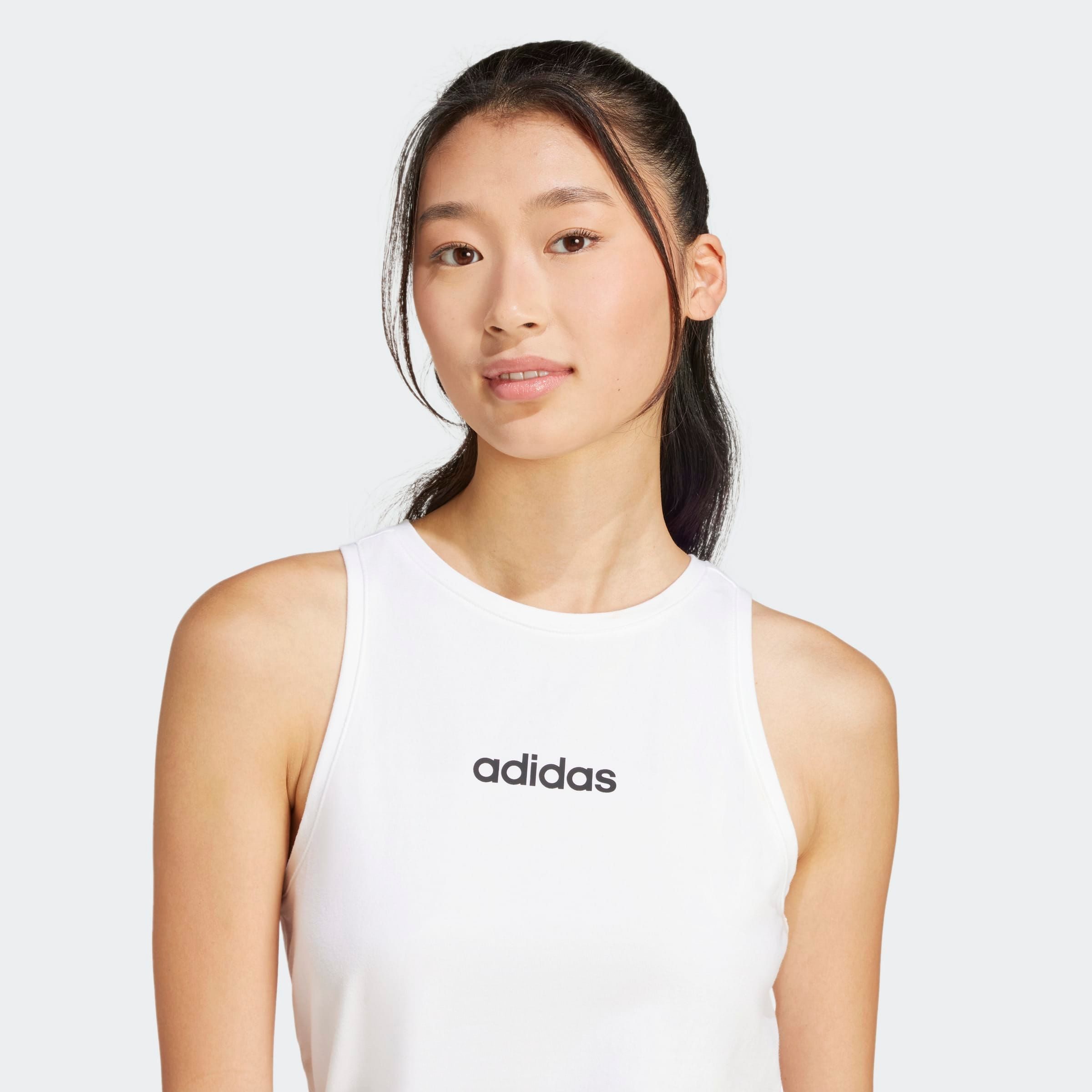adidas Sportswear Tanktop ESSENTIALS LINEAR SLIM COTTON – Bild 5 von 5