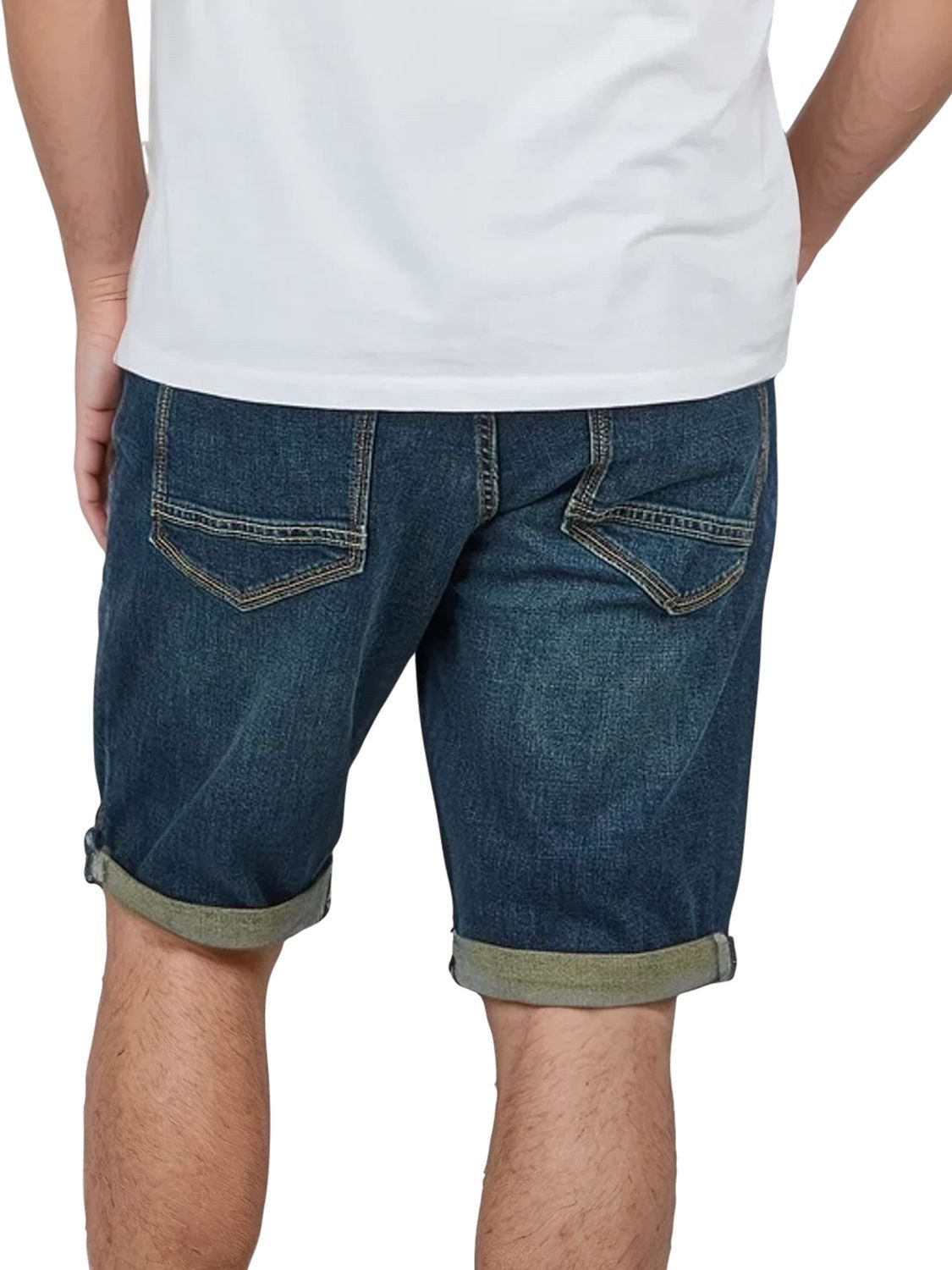 TOM TAILOR Jeansshorts Herren Shorts Josh Regular Slim Fit Bermudashorts mit Stretch – Bild 2 von 4