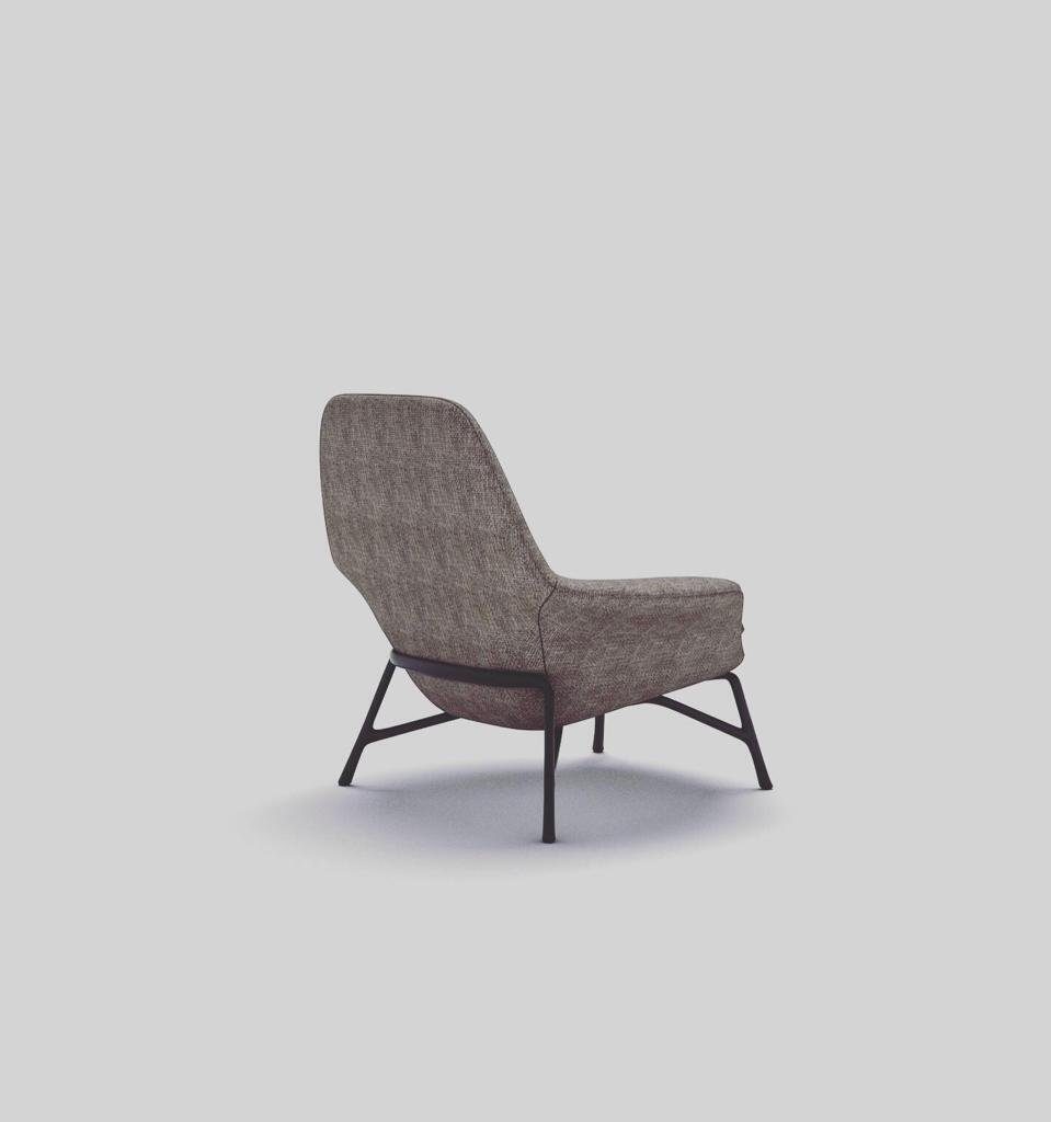 Made Grau Sitzer Chaiselongue Modern Chaiselongue Sessel Stoff 1 in Liege Europa Loungesessel Teile, JVmoebel Sitz,