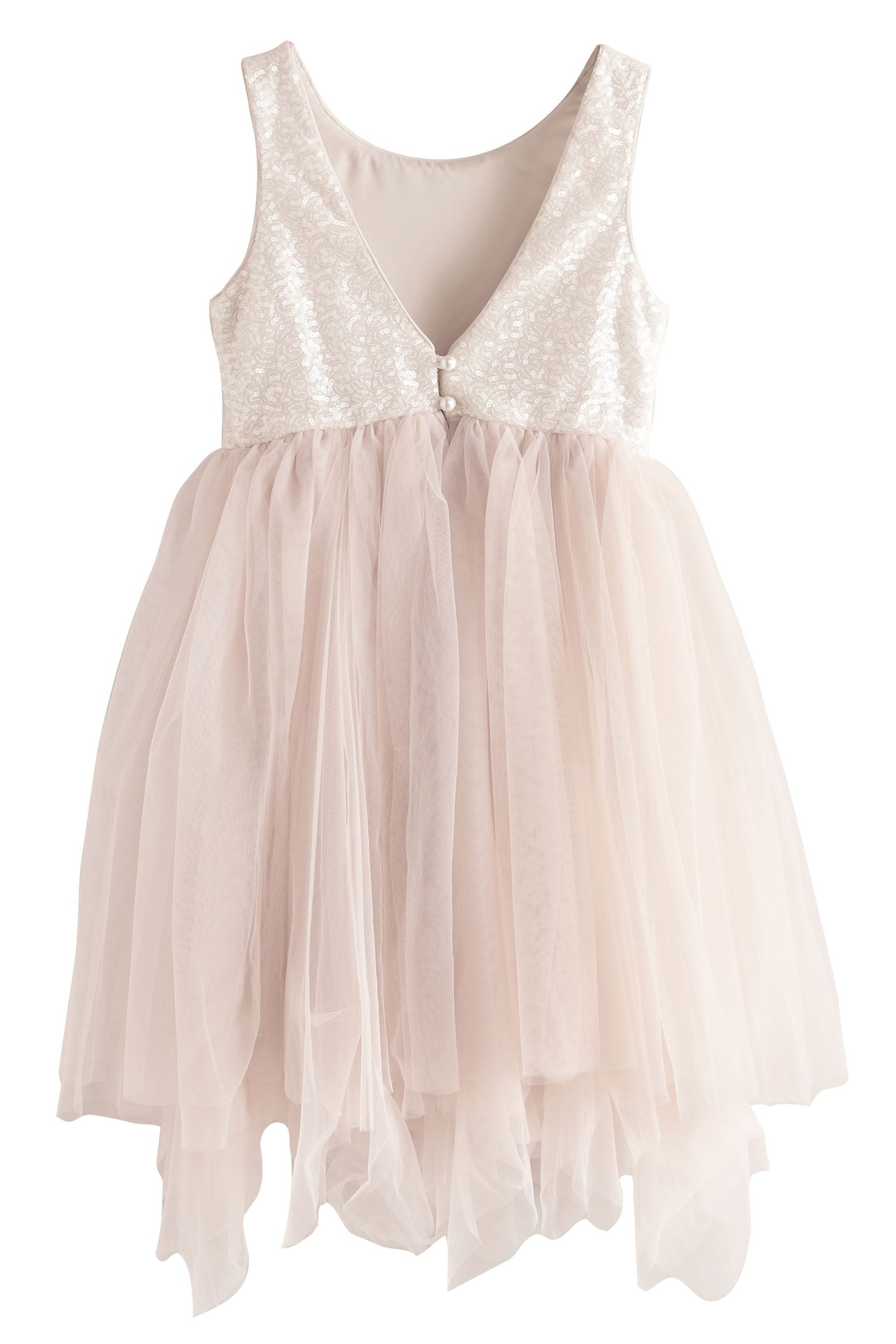 Next Partykleid Tüllkleid mit Pailletten für besondere Anlässe (1-tlg)