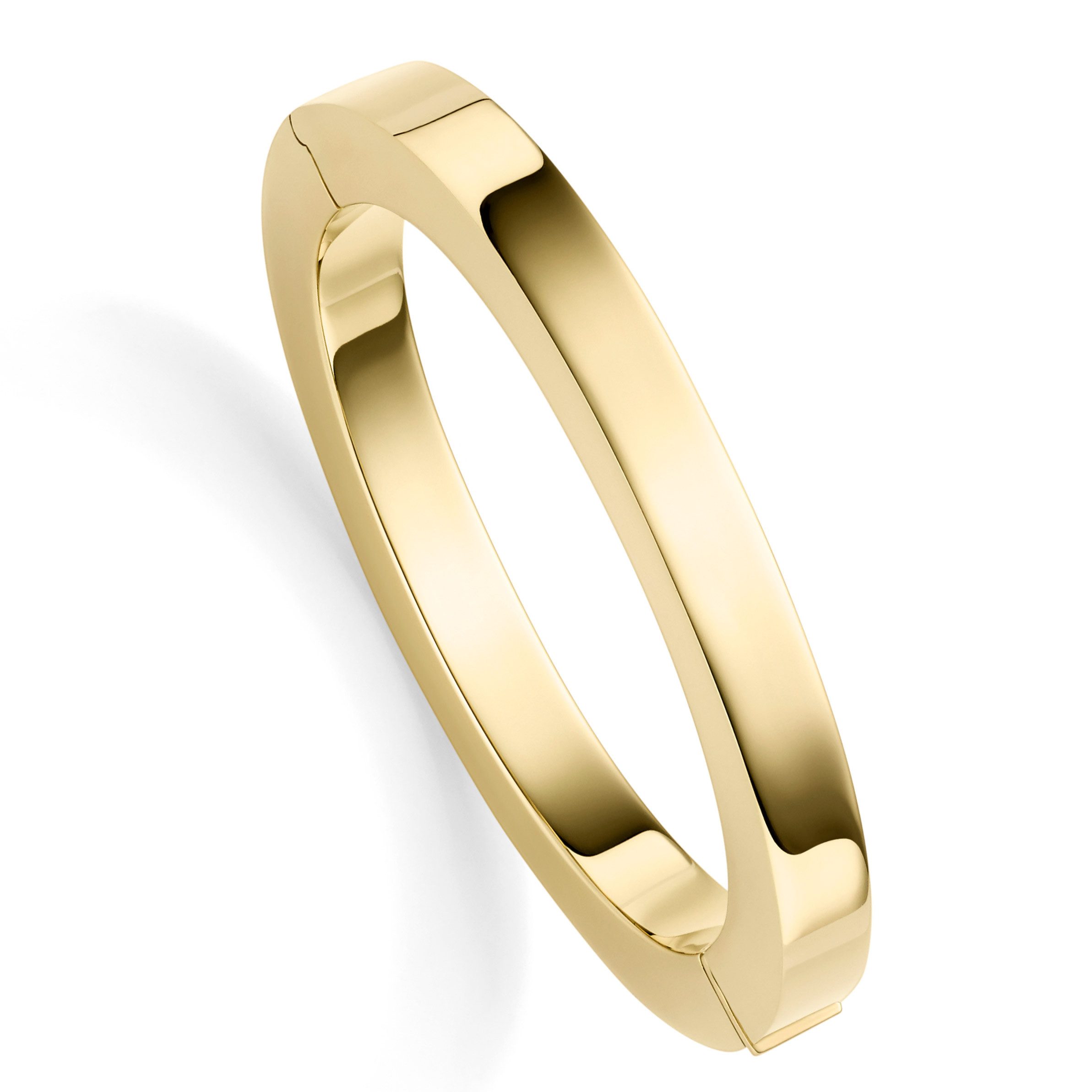 Goldarmband Gold Armreif Breite 8,0 mm 585-14 Karat Gelbgold