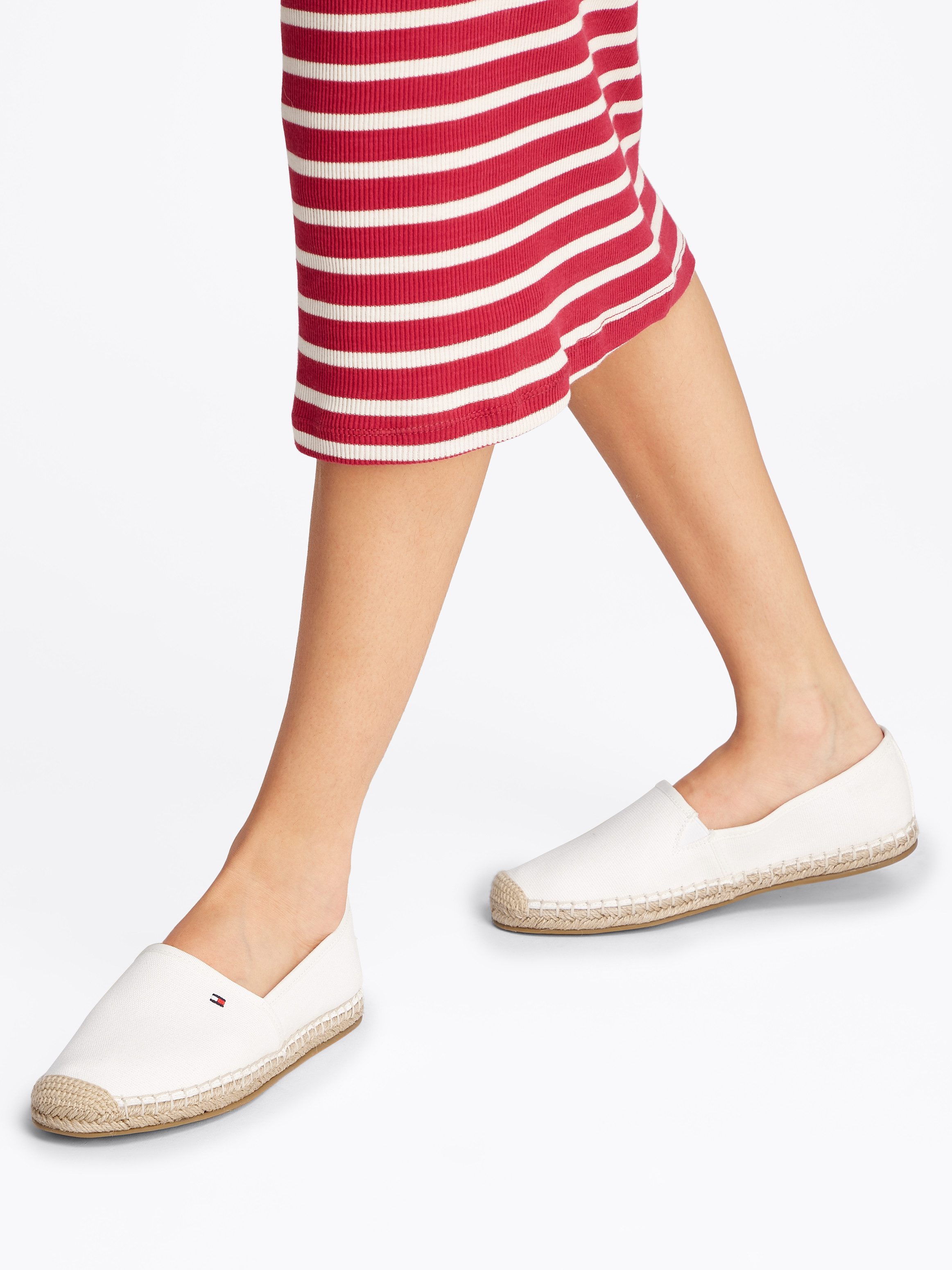 Tommy Hilfiger FLAG CANVAS ESPADRILLE Espadrille, Slipper, Flats, Bequemsch günstig online kaufen
