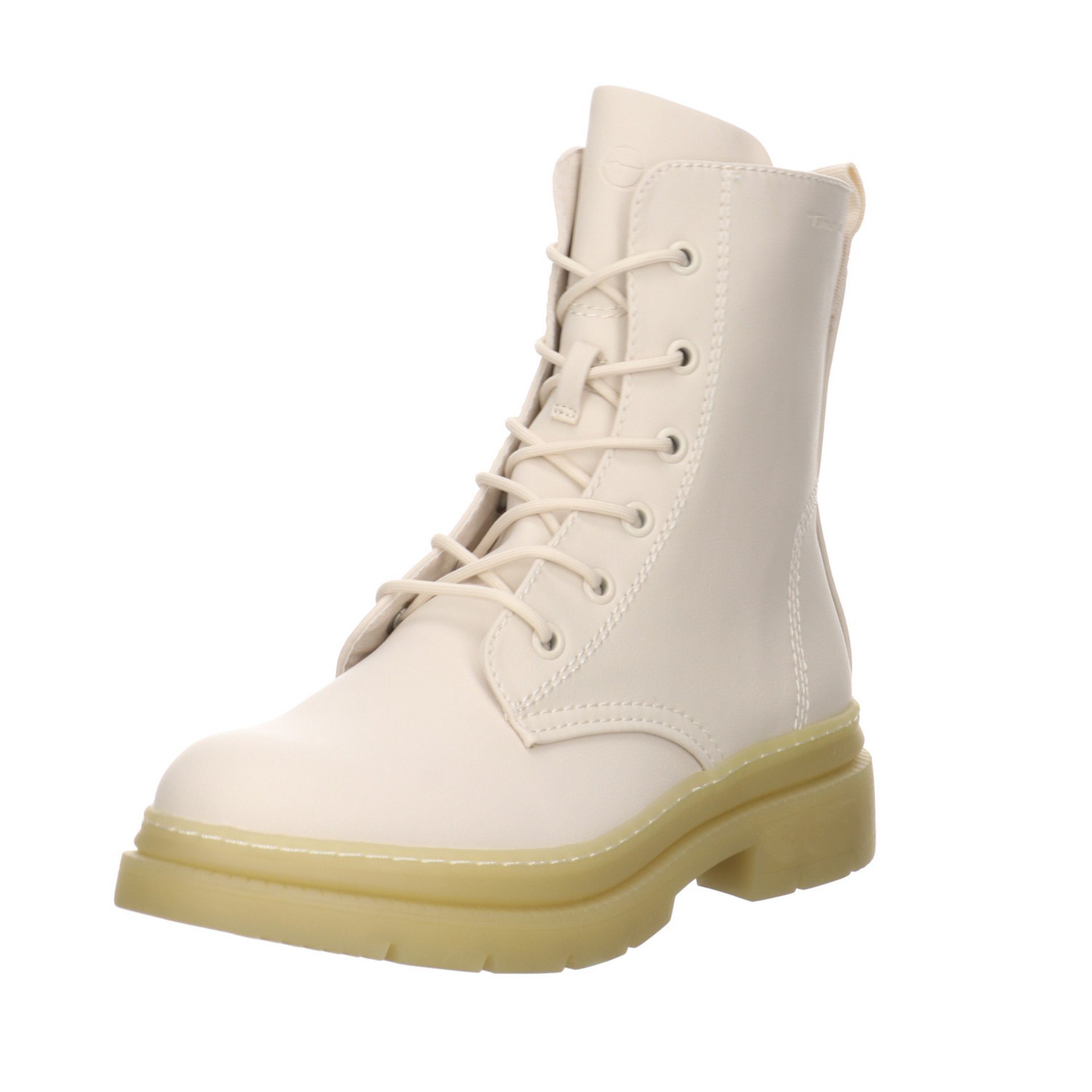 Synthetik (21203668) Damen Schnürboots Schuhe IVORY Tamaris Schnürstiefelette Stiefeletten