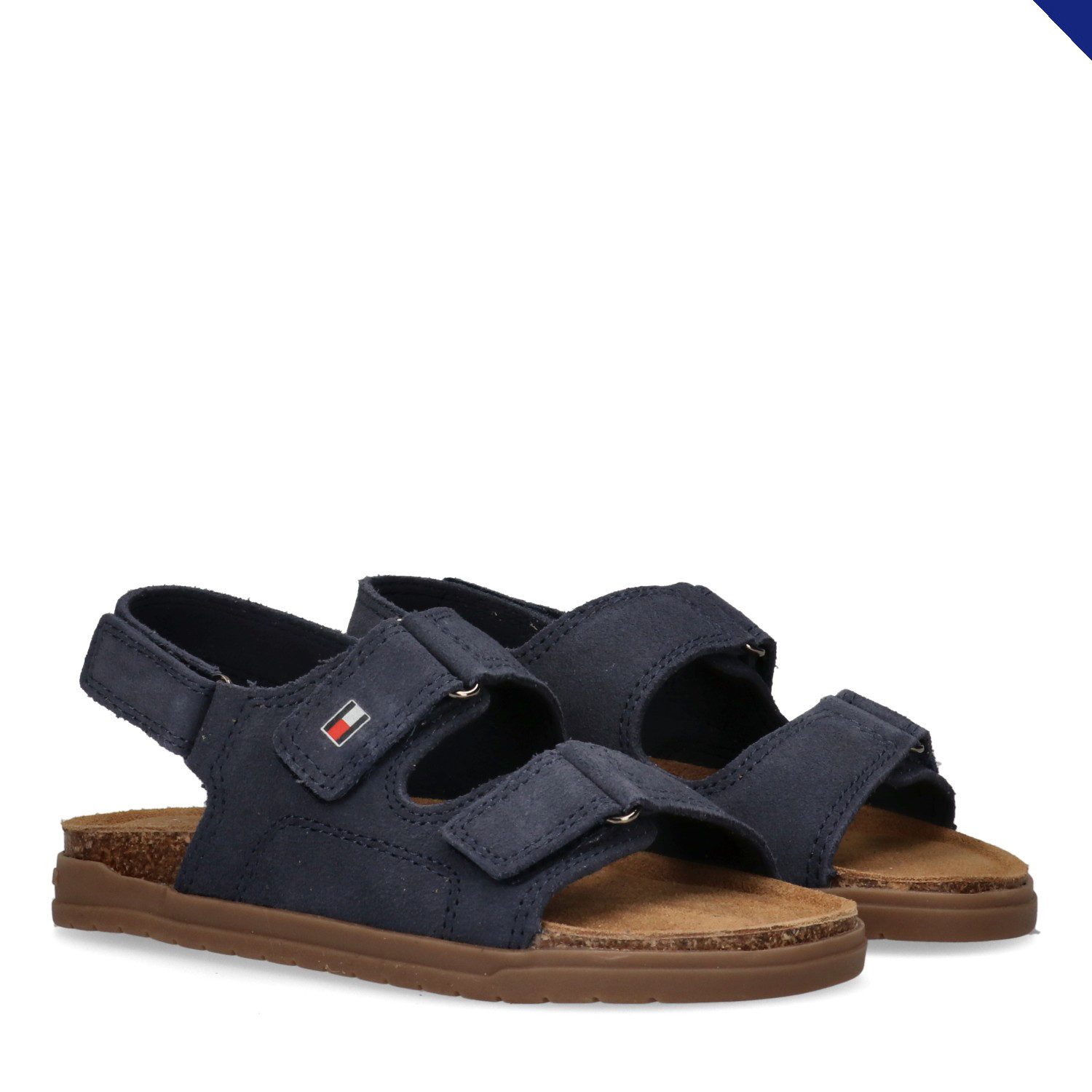 Tommy Hilfiger Sandale Barfußschuh, Sommerschuh mit drei regulierbaren Klettverschlüssen