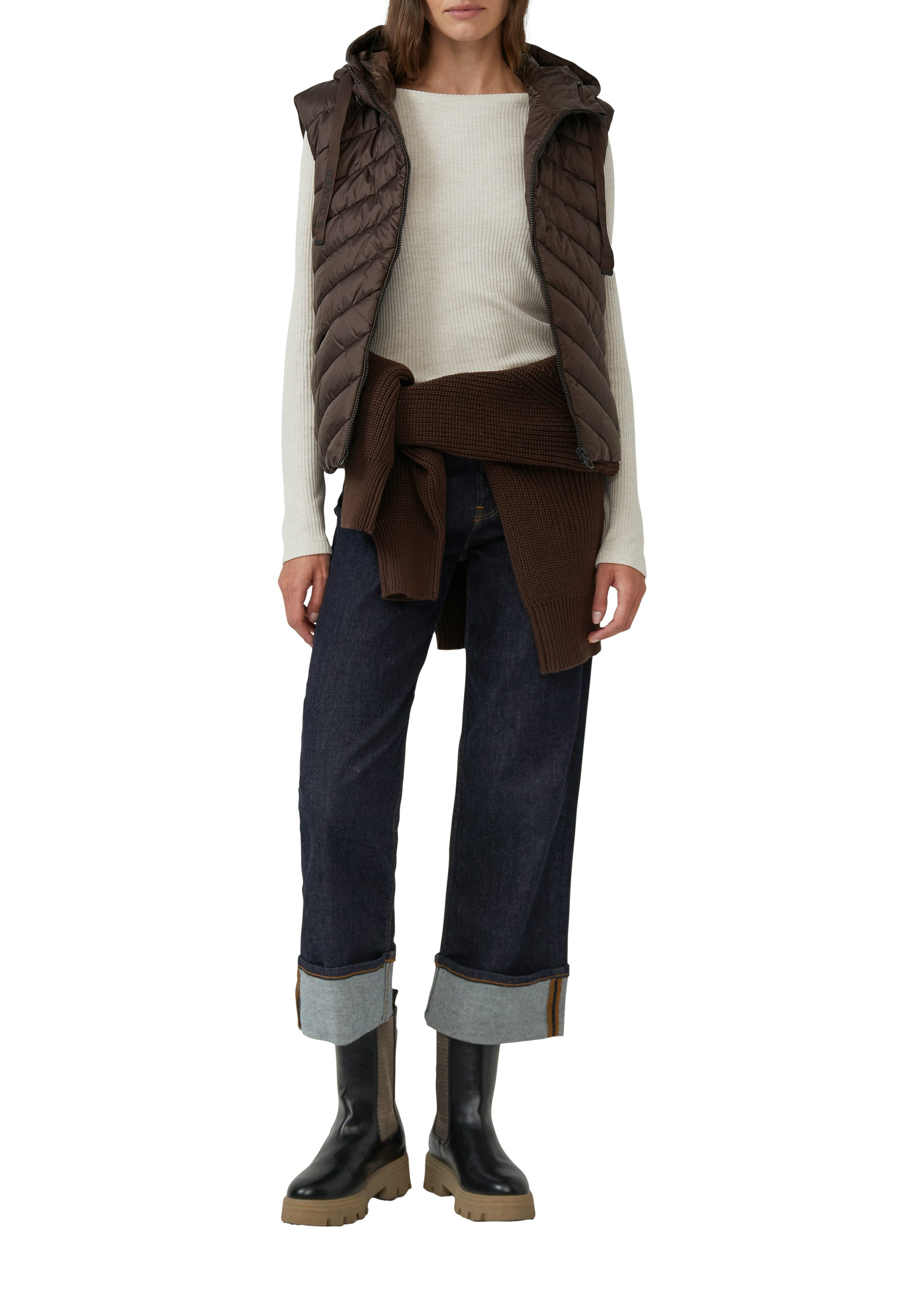 s.Oliver Langarmshirt mit U-Boot-Ausschnitt günstig online kaufen