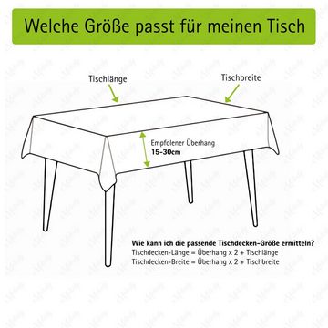 Melody Gartentischdecke Wachstuch Tischdecke Gartentischdecke geprägt weiss abwaschbar eckig, fleckenabweisend, wasserabweisend, Glattes Gewebe, bedruckt