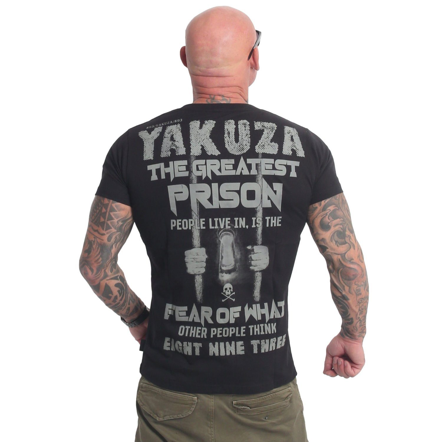 T-Shirt Prison YAKUZA schwarz