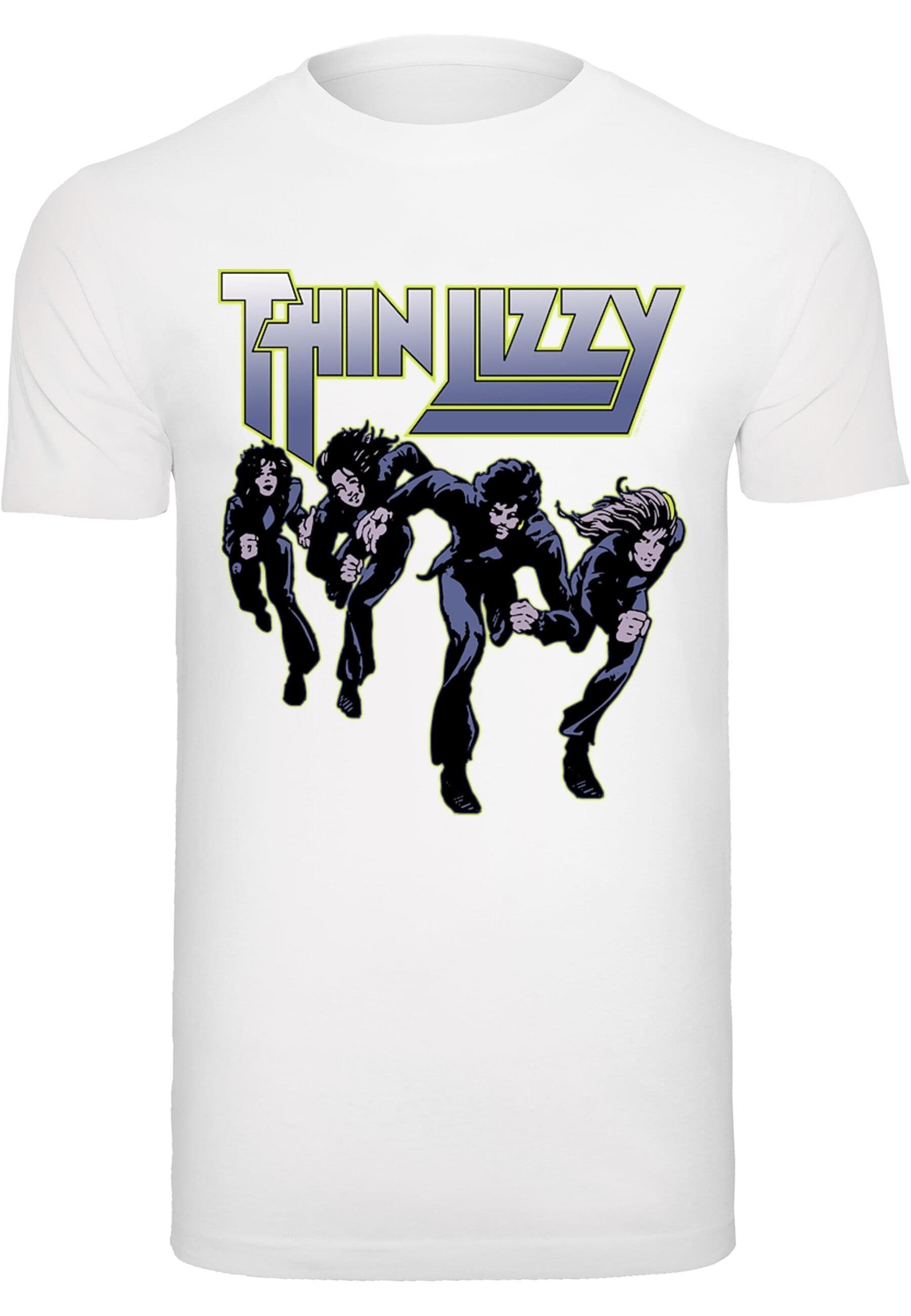 Merchcode T-Shirt Herren Thin Lizzy - TL Jailbreak T-Shirt Round Neck (1-tlg)