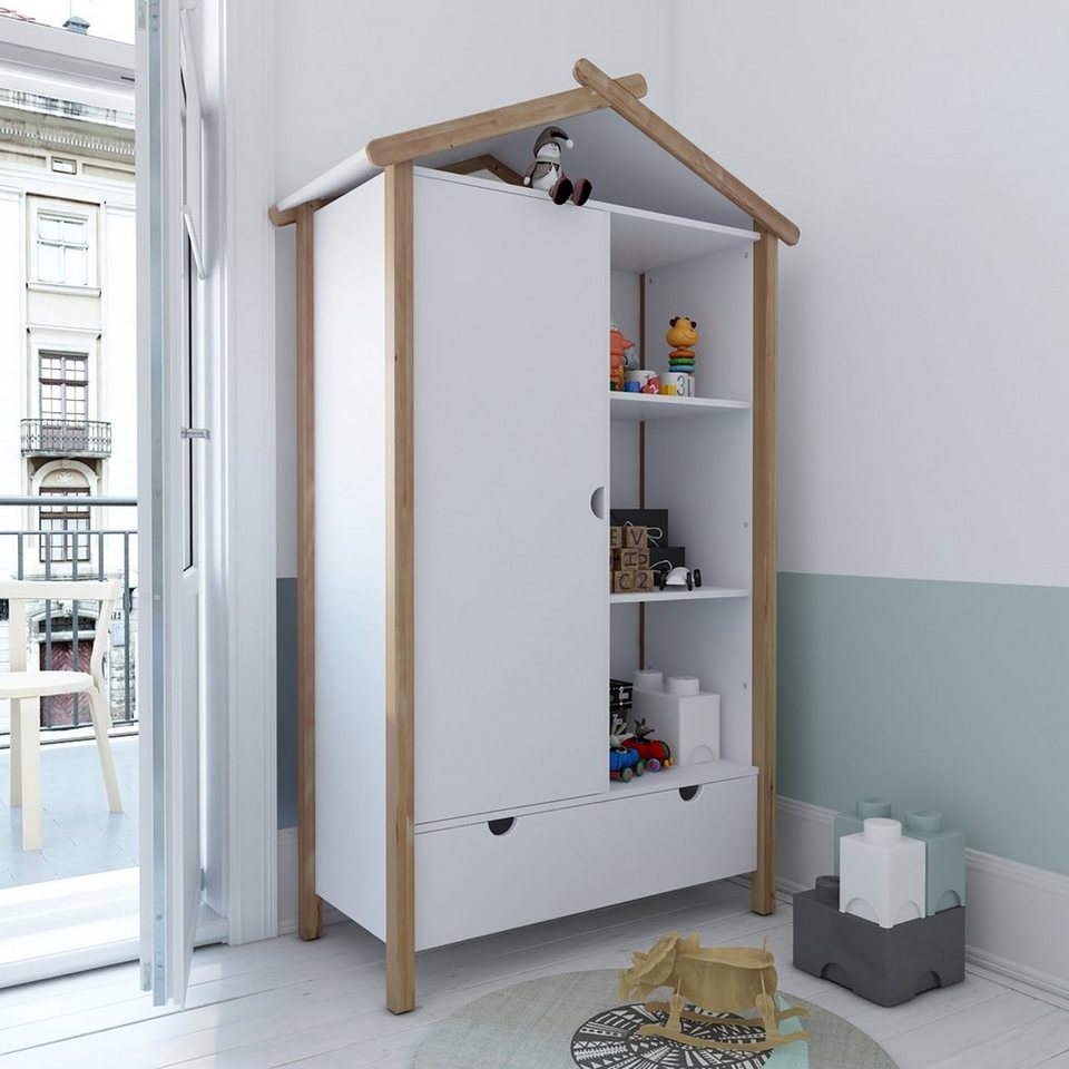 tpfliving kinderkleiderschrank malmö - kleiderschrank für kinder