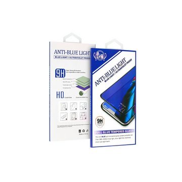 COFI 1453 Gehärtetes Glass 9H mit Blaulicht-Filter Anti-Blau Vollkleber für Xiaomi Redmi Note 11 5G / 11S 5G, Displayschutzglas, 1 Stück