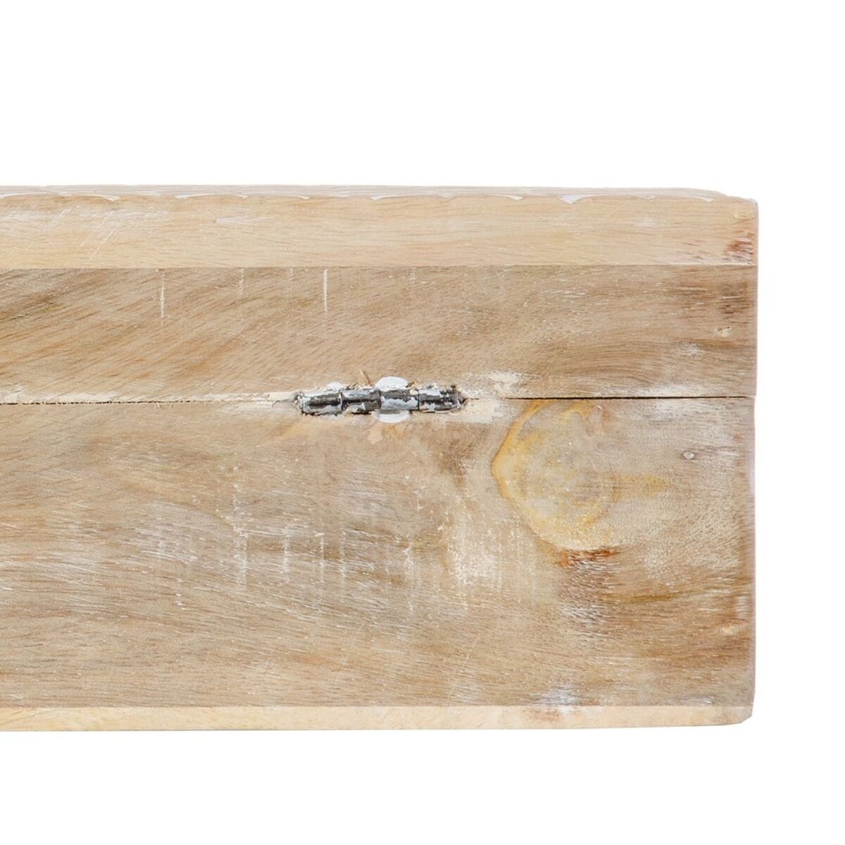 Dekorative 11 26,6 Stück Box x Mango-Holz 8,5 x cm Dekoobjekt Bigbuy 2