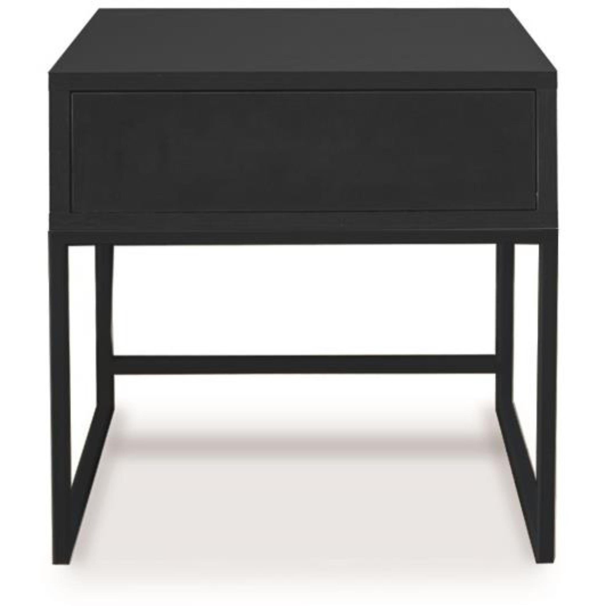 Beautysofa Nachttisch Kerry (Metallgestell, Holztischplatte), modernes günstig online kaufen
