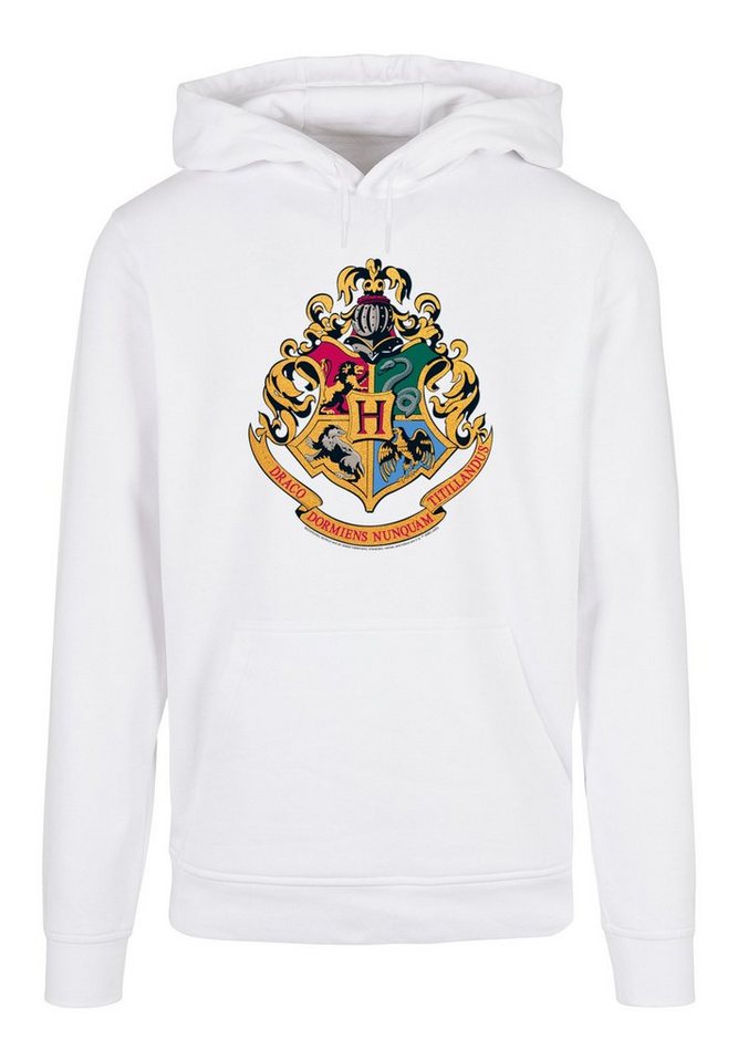 F4NT4STIC Kapuzenpullover Harry Potter Hogwarts Crest Gold Print,  Verstellbare Kapuze und geräumige Kängurutasche