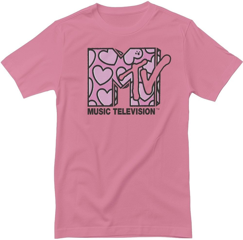 T-Shirt MTV Heart Patter Logo T-Shirt