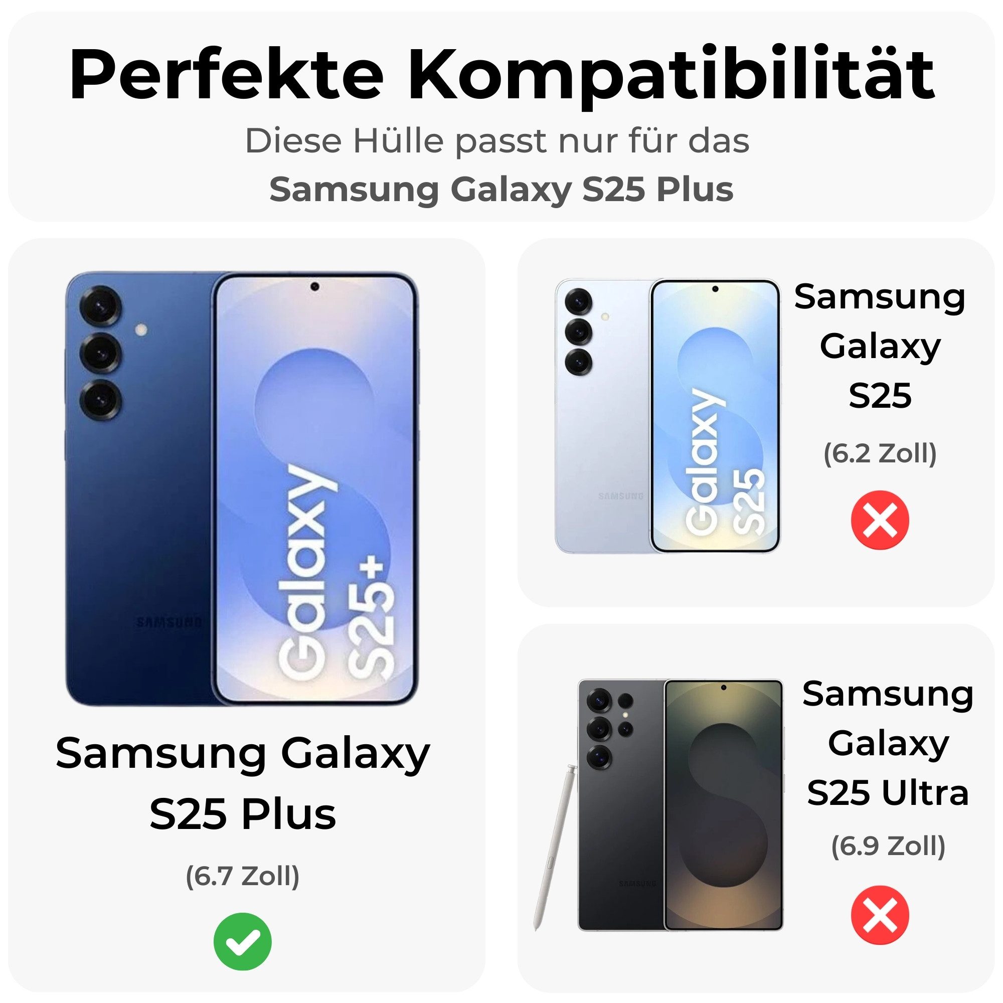 betterfon Handykette für Samsung Galaxy Handyhülle mit Band Kodel Hülle mit Kette, Hände frei – mit Silikonhülle & Schnur für flexiblen Alltag – Bild 2 von 5