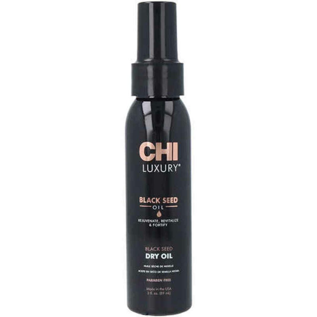 CHI Haaröl Luxury Schwarzkümmelöl Trockenöl für alle Haartypen 89ml