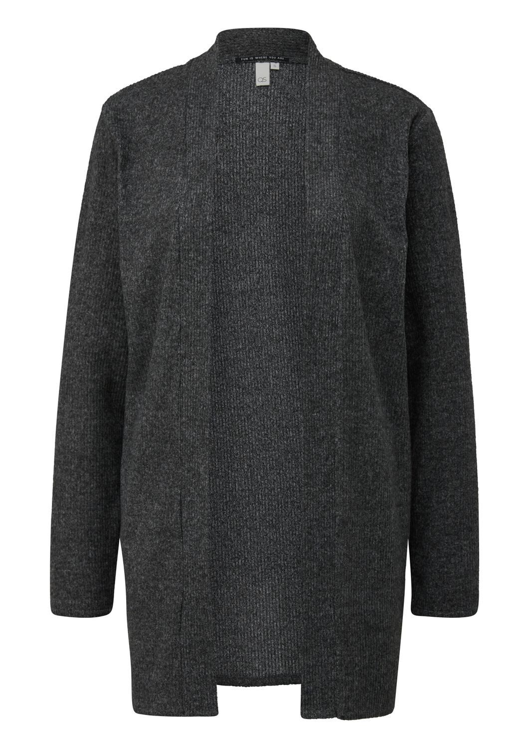 QS Strickjacke (1-tlg) Ripp günstig online kaufen