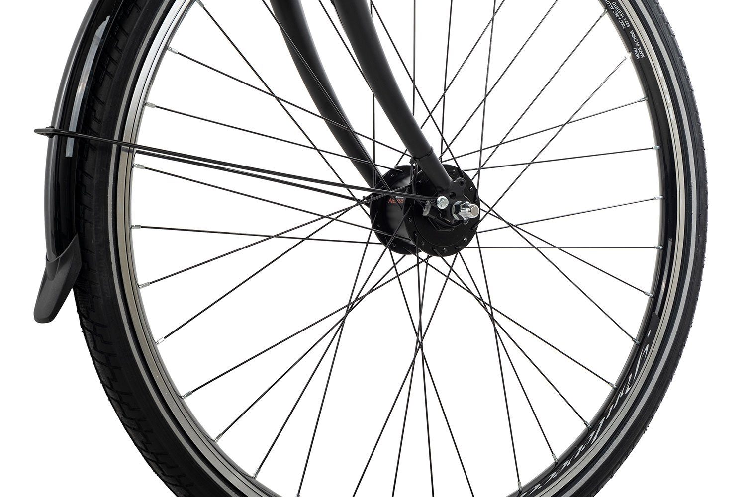 Ciclista Cityrad Ponte Vecchio, Tourney silver Gang schwarz/grau 21 Trekkingrad black Schaltwerk, 21 Kettenschaltung, Shimano