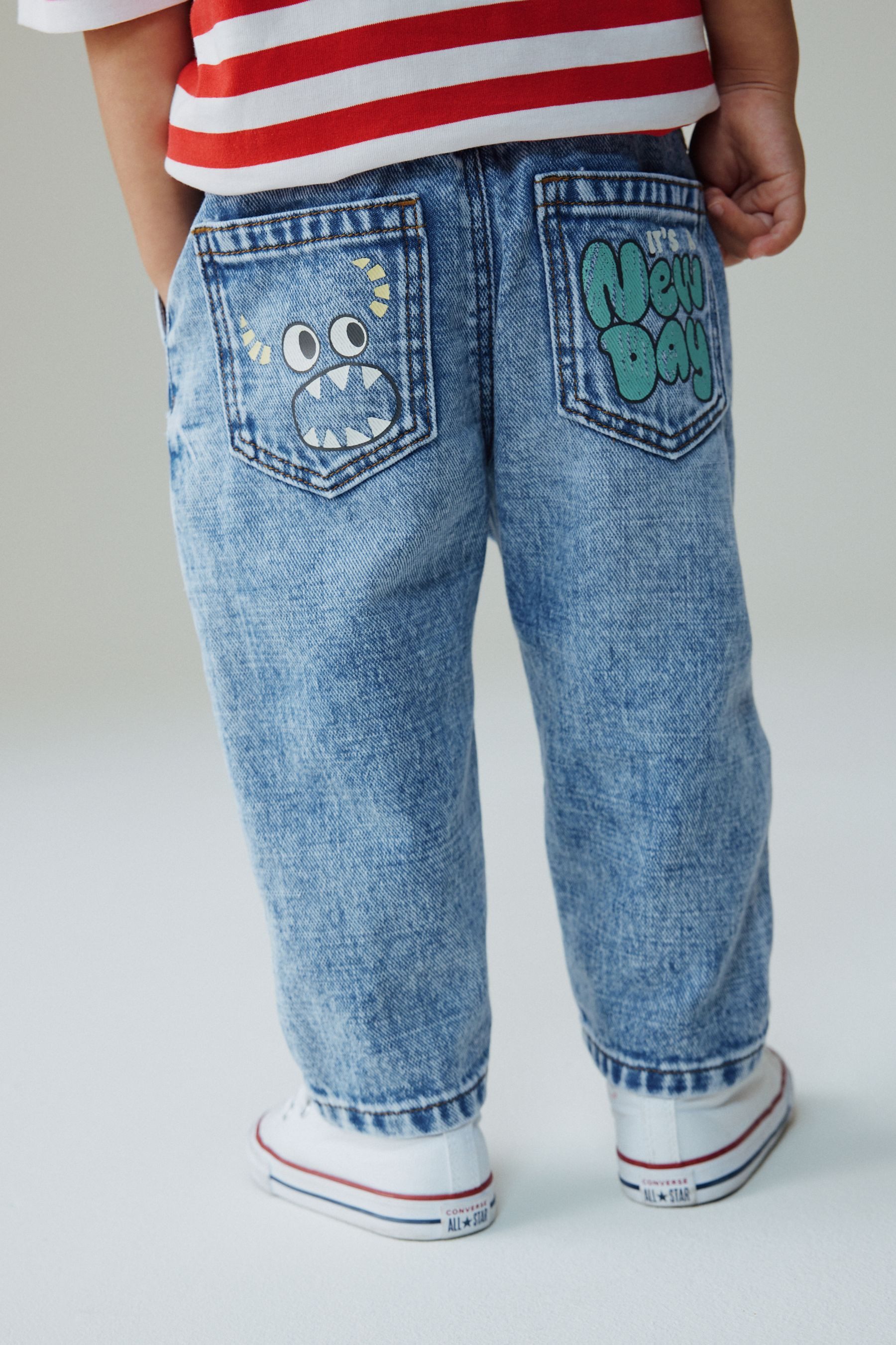 Next Dehnbund-Jeans Jeans, Monster Graffiti (1-tlg)