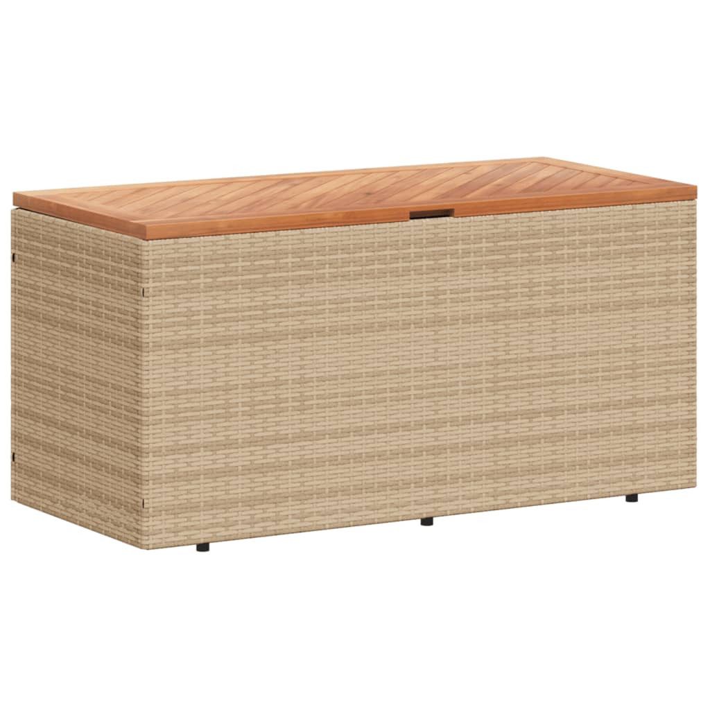 vidaXL Auflagenbox 110 x 50 x 54 cm Gartentruhe Kissenbox Kissentruhe Auflagenbox Holztru
