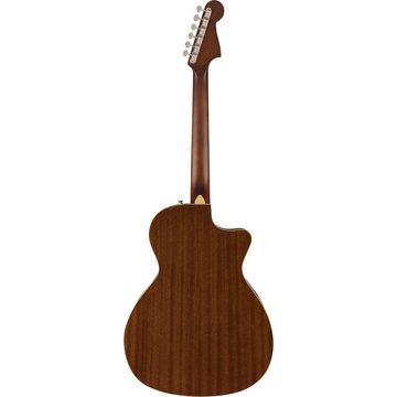 Fender Westerngitarre, Newporter Player Lefthand WN Natural - Westerngitarre für Linkshände
