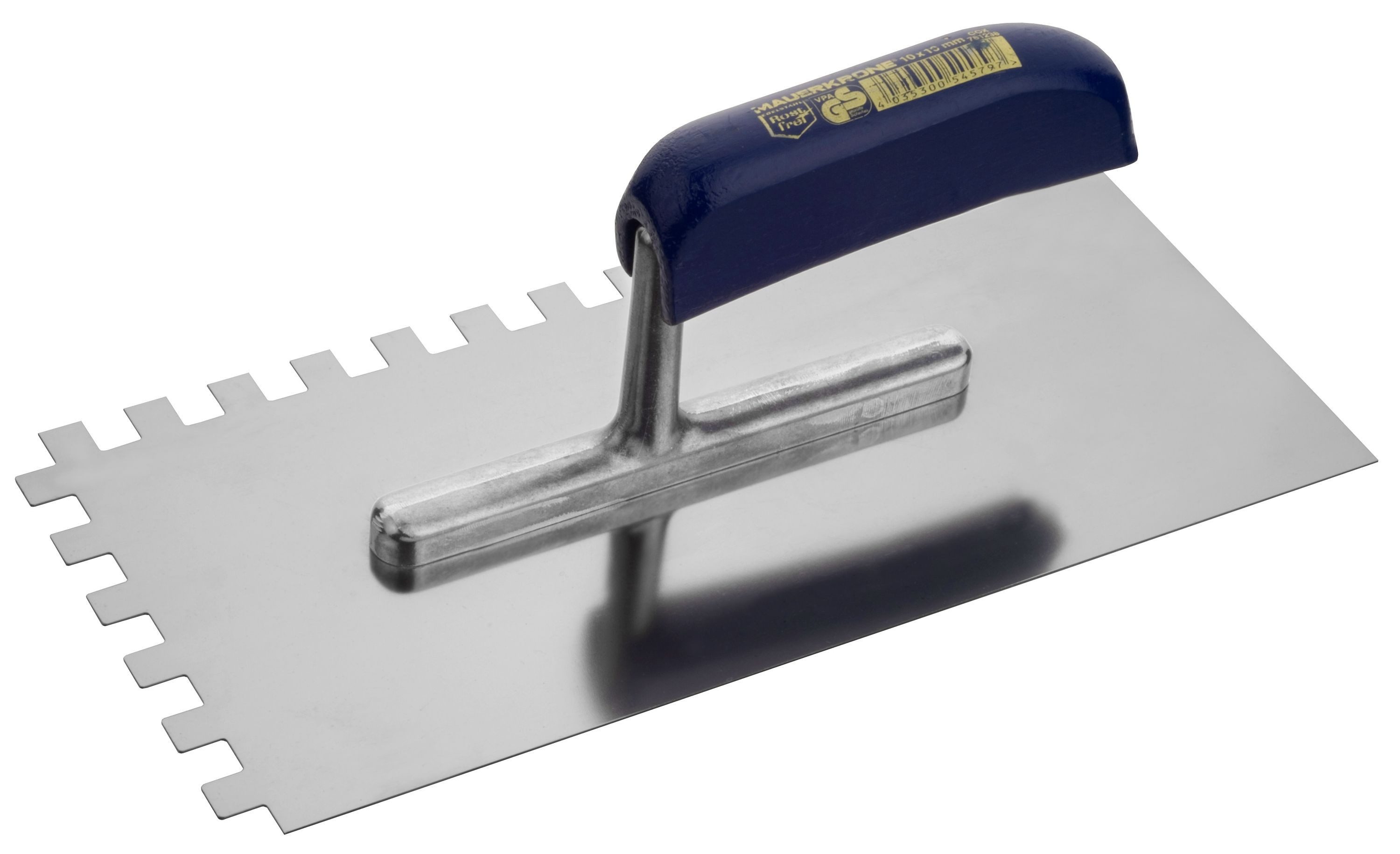 Conmetall Meister Werkzeugset Zahnglättekelle 280x130 rostfrei 10x10mm
