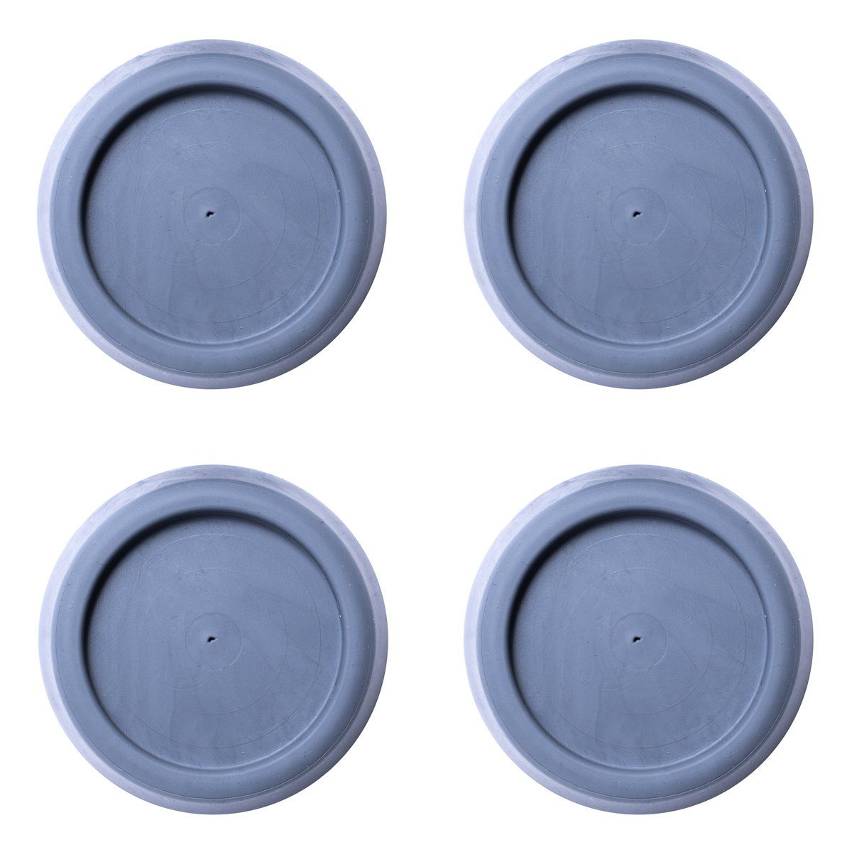 sossai® Vibrationsdämpfer 4x Waschmaschinen Schwingungsdämpfer Pulsar, Farbe: Grau