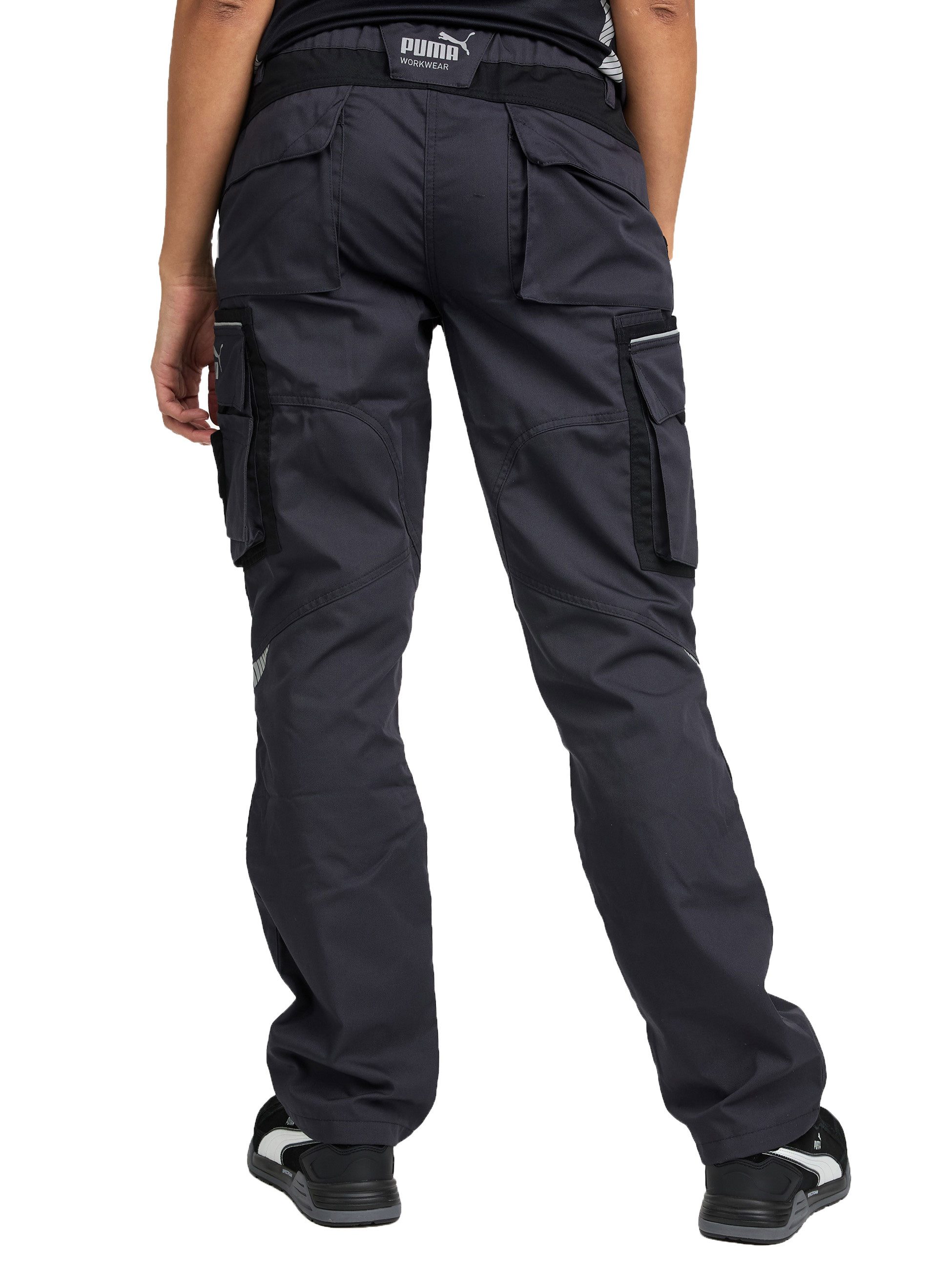 PUMA Workwear Arbeitshose für Damen - Arbeitshose mit elastischem Bund - Precision X Robustes Nylon Gewebe - Verstärkte Nähte & Kniepartien - Viele Taschen – Bild 4 von 5