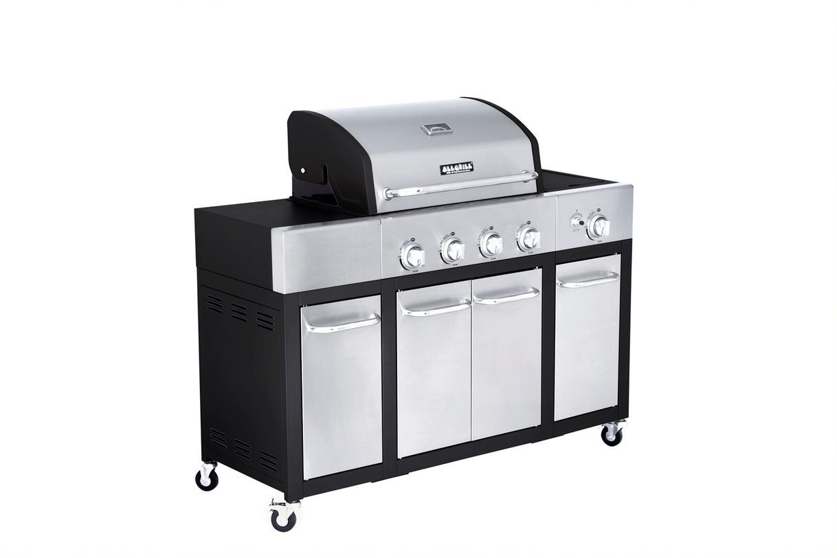 ALL'GRILL Gasgrill MAJOR inkl. Seitentischen!