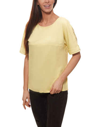 IMPERIAL Rundhalsshirt »IMP by IMPERIAL Freizeit-Shirt farbenfrohes Damen Sommer T-Shirt Rundhals-Shirt Gelb«