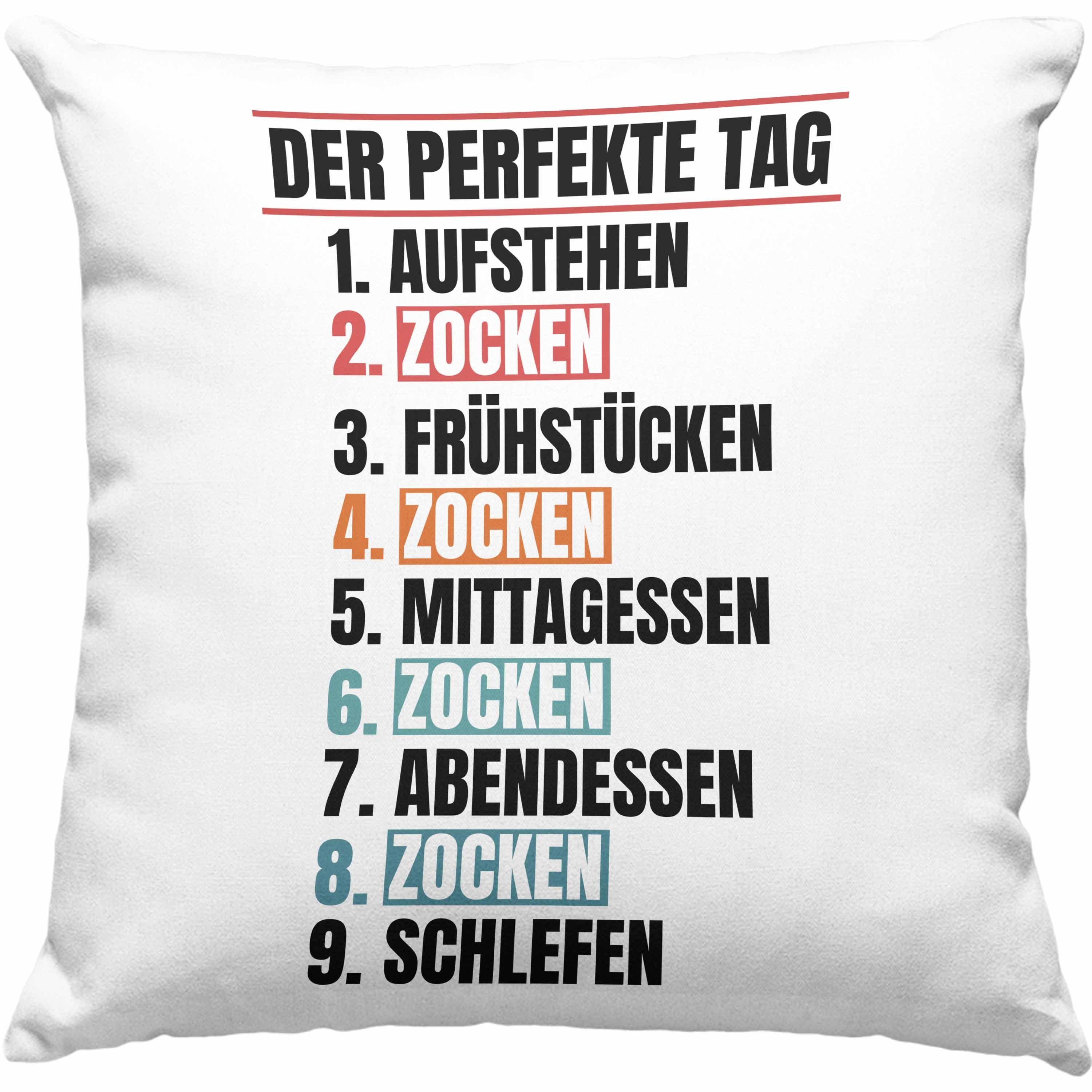 Trendation Dekokissen »Trendation Zocker Kissen Geschenk Nerv Nicht