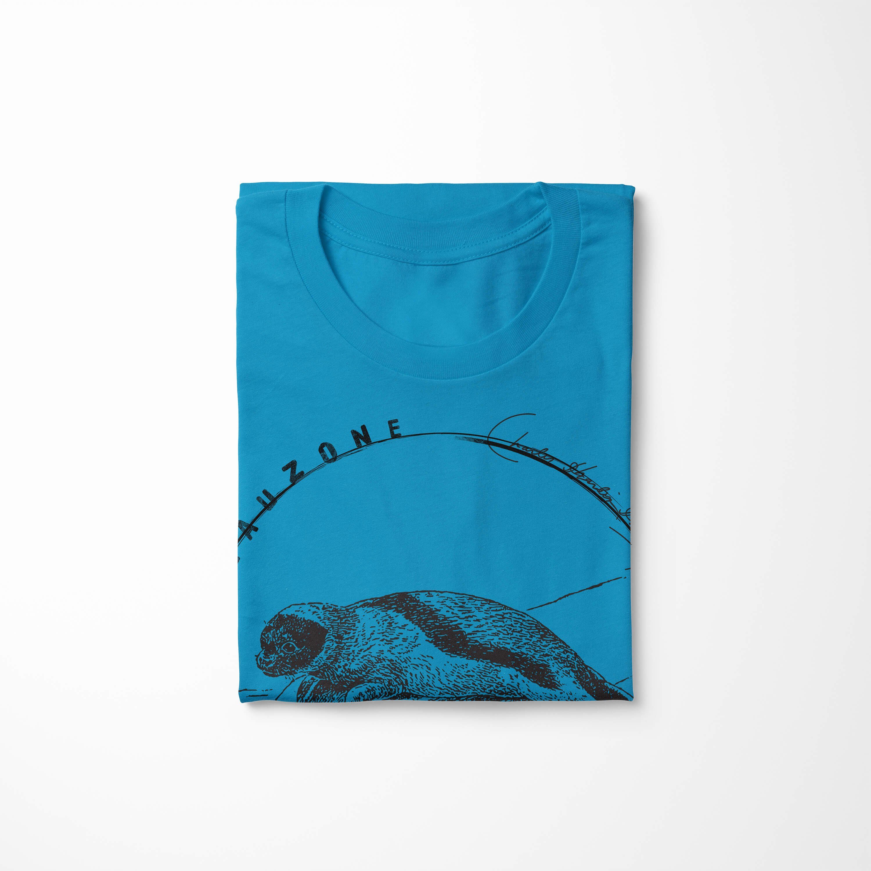 T-Shirt T-Shirt Art Robbe Evolution Sinus Atoll Herren