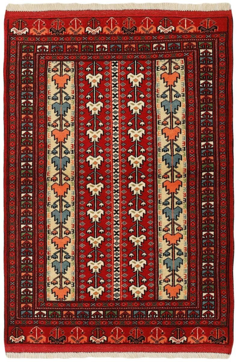 mm Orientteppich / Turkaman Trading, 83x116 Höhe: 6 Orientteppich Handgeknüpfter Perserteppich, rechteckig, Nain