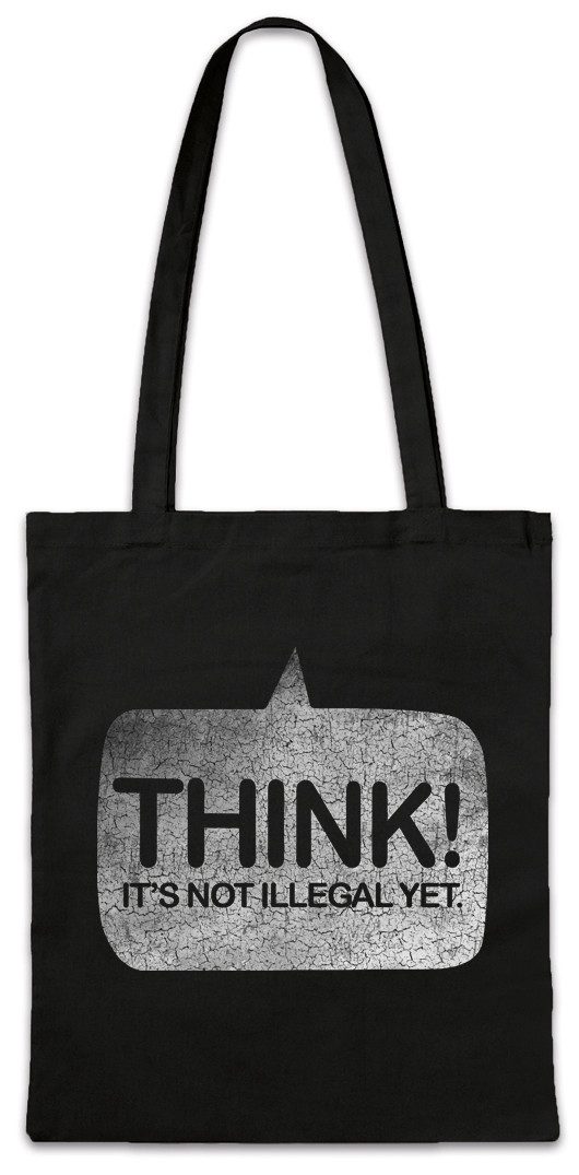 Urban Backwoods Beuteltasche Think Stofftasche Freies Denken Menschenrechte Free Thinking Human (1-tlg), Rights Bürgerrechte Civil Rights