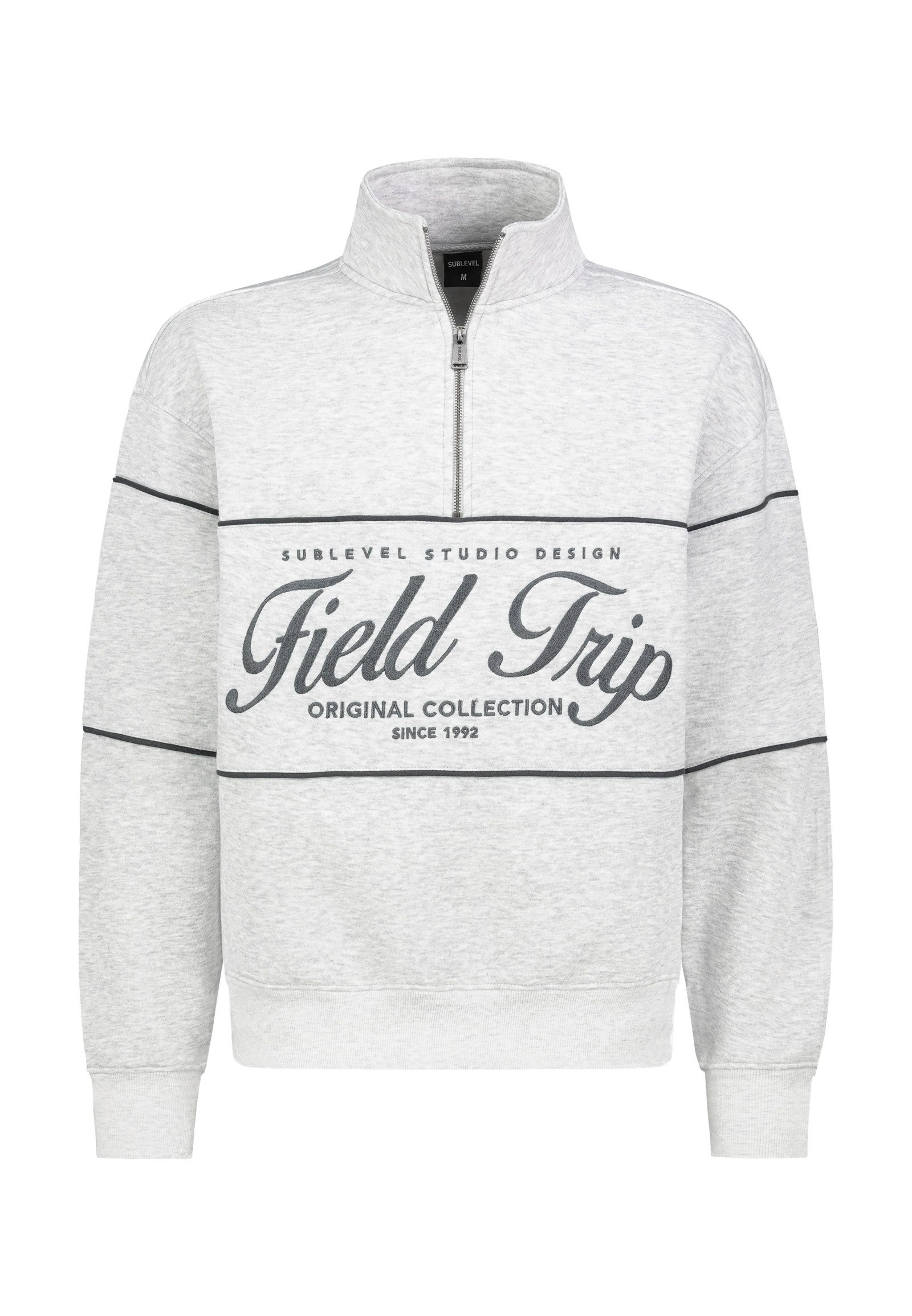 SUBLEVEL Sweatshirt Herren Pullover mit Stehkragen Sweater, Sweatpullover günstig online kaufen