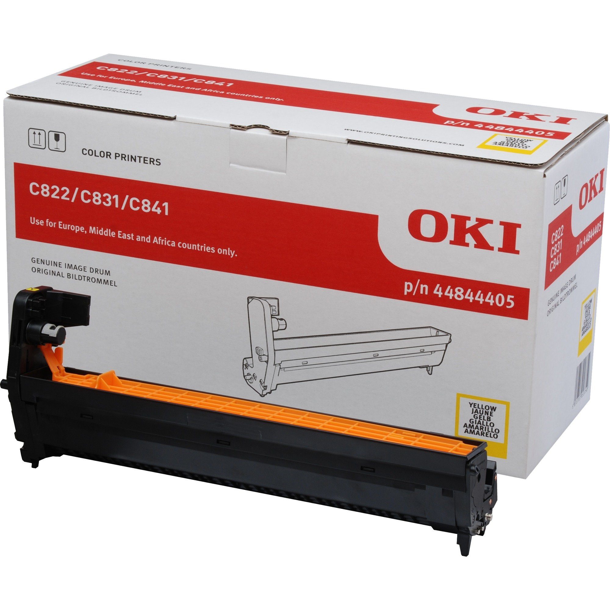 OKI OKI Bildtrommel gelb 44844405, Trommel Druckertrommel