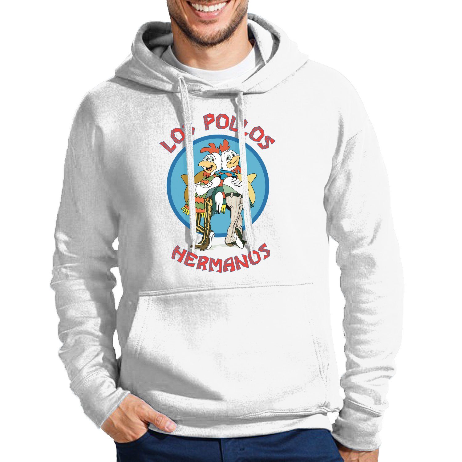Hoodie Herren Hermanos Hühner Los Pollos